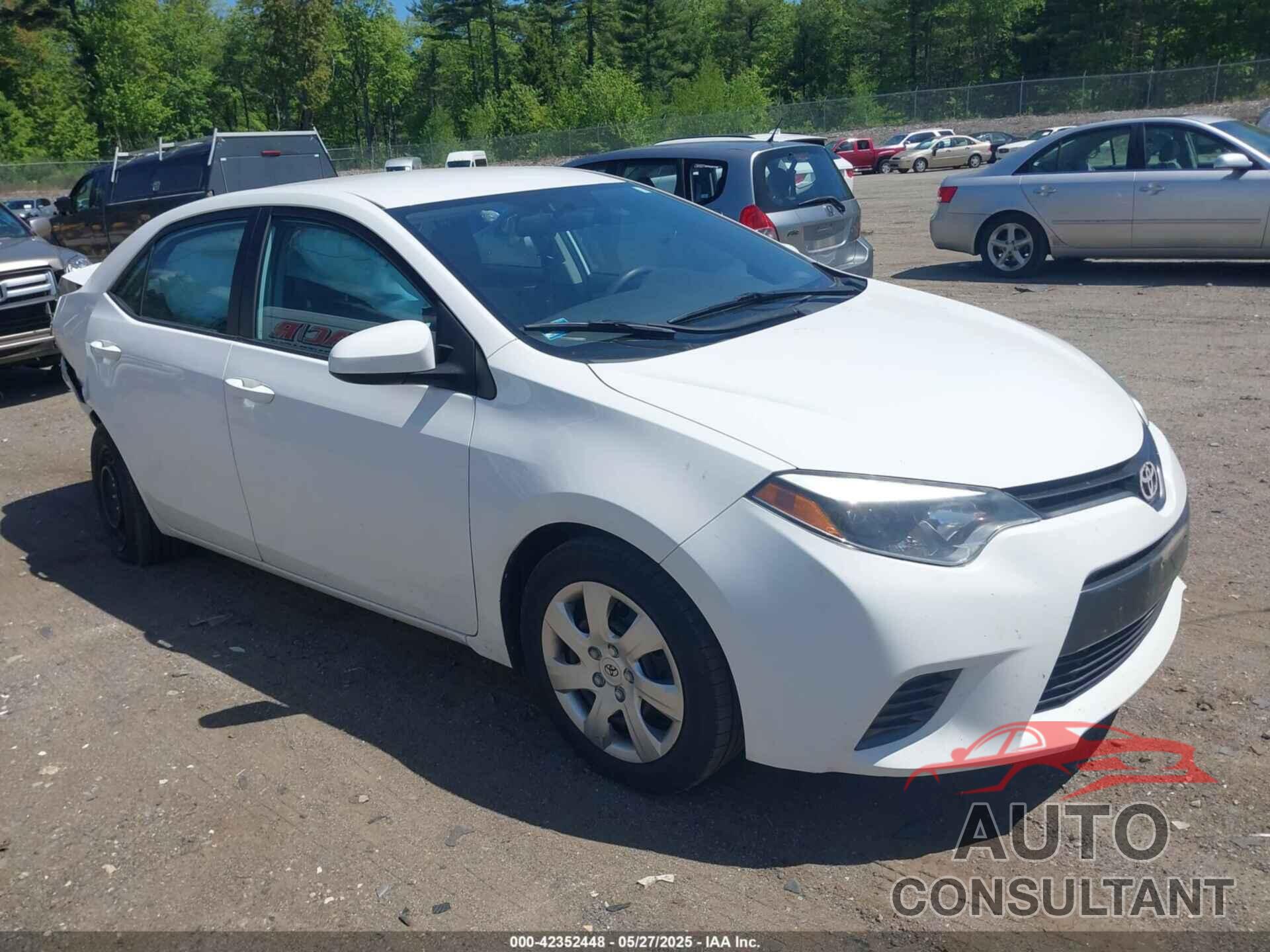 TOYOTA COROLLA 2016 - 2T1BURHE4GC522566