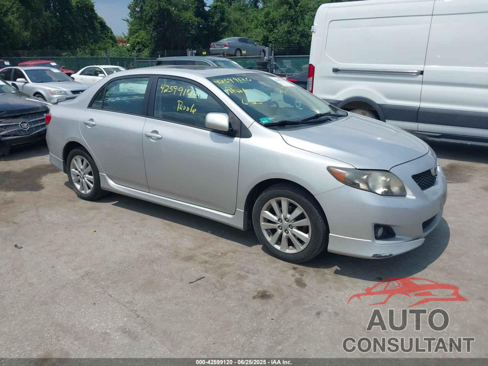 TOYOTA COROLLA 2010 - 2T1BU4EE7AC467187