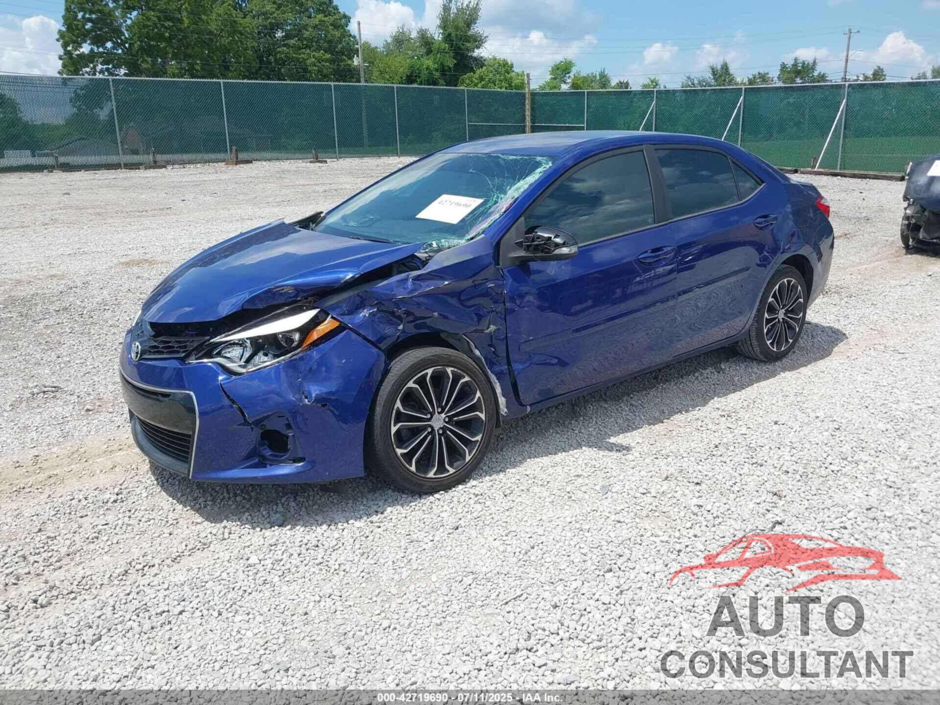 TOYOTA COROLLA 2016 - 5YFBURHE8GP538270