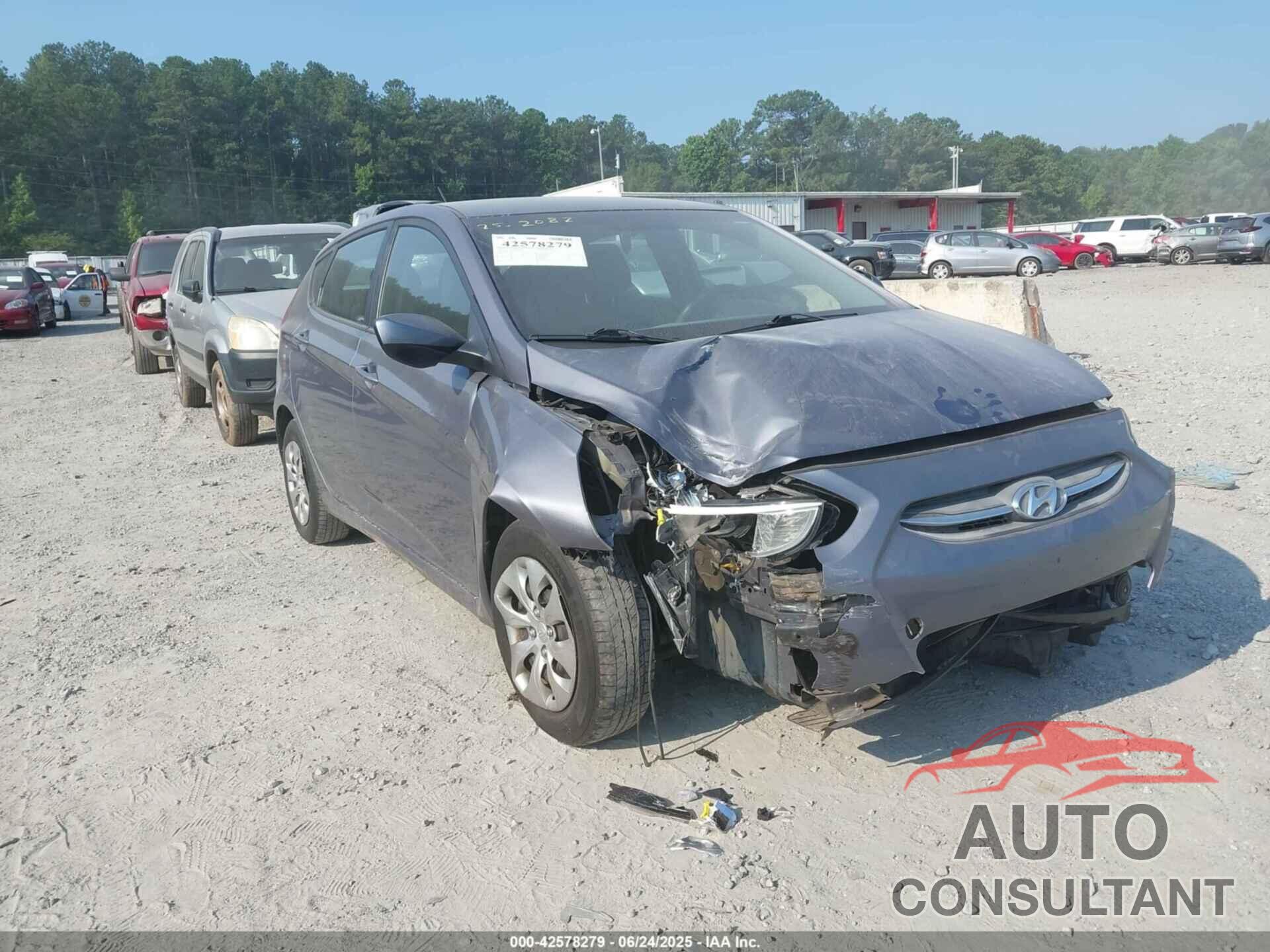 HYUNDAI ACCENT 2017 - KMHCT5AEXHU338744