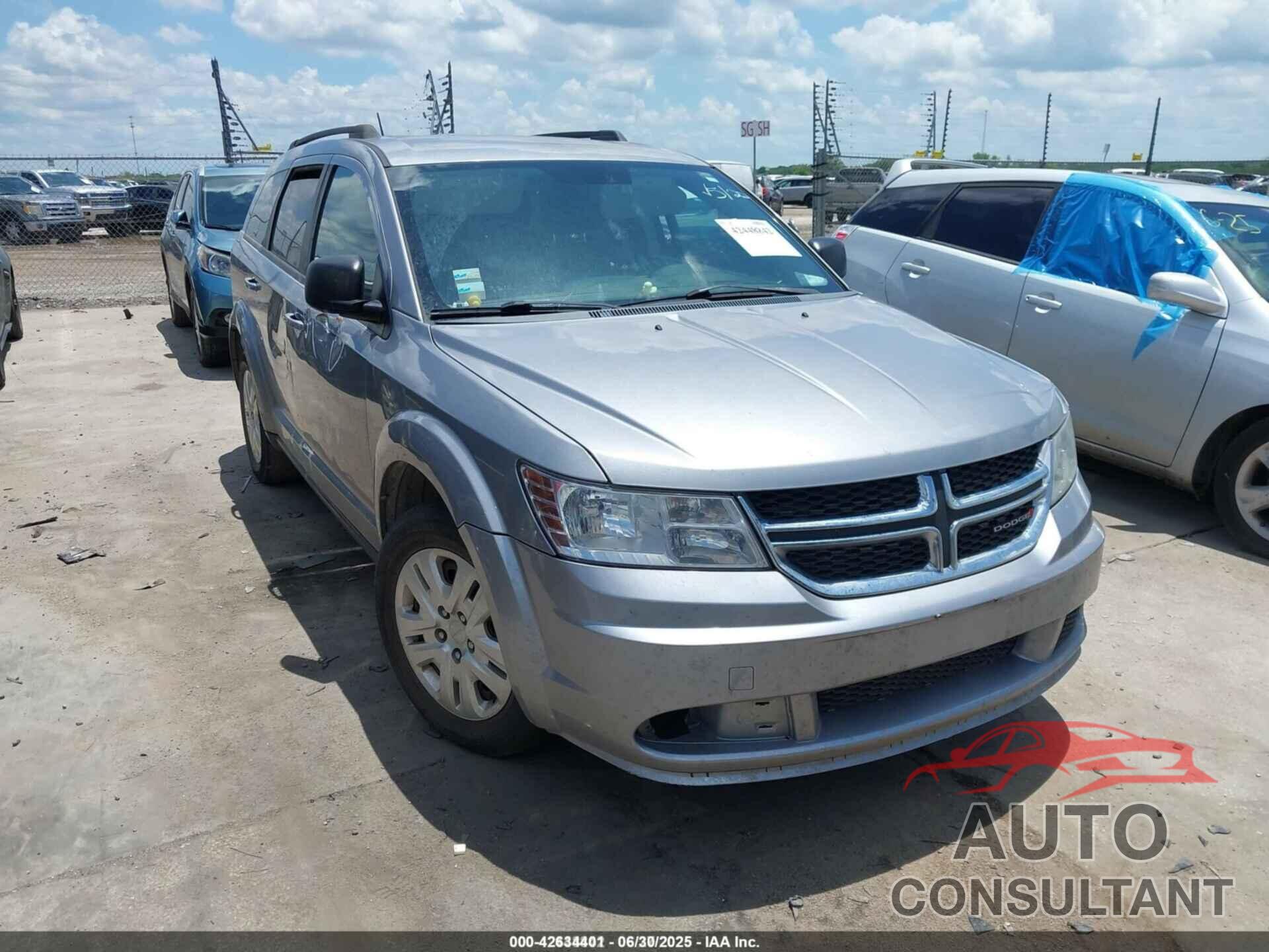 DODGE JOURNEY 2017 - 3C4PDCAB9HT504467