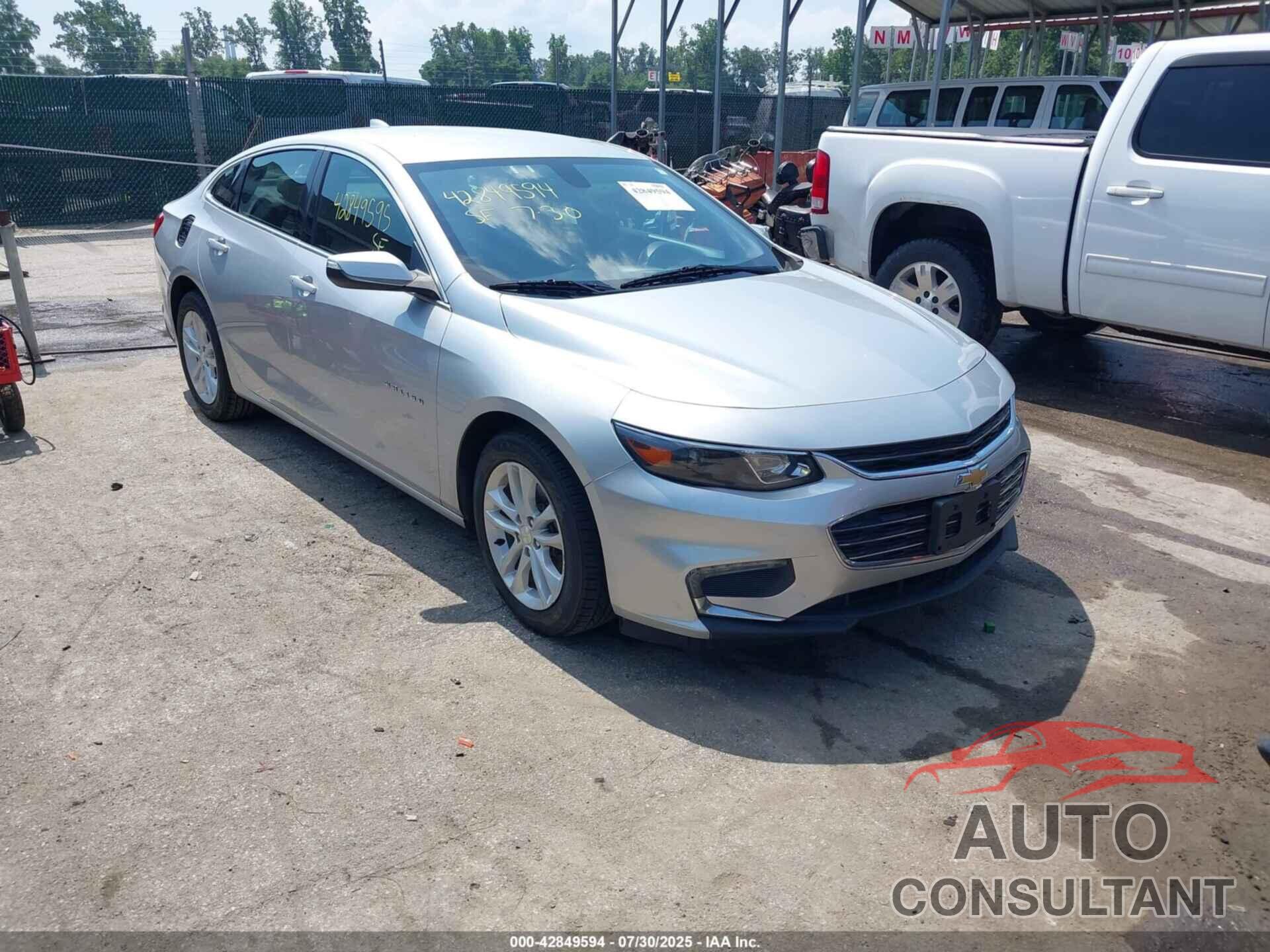 CHEVROLET MALIBU 2017 - 1G1ZE5ST7HF118691