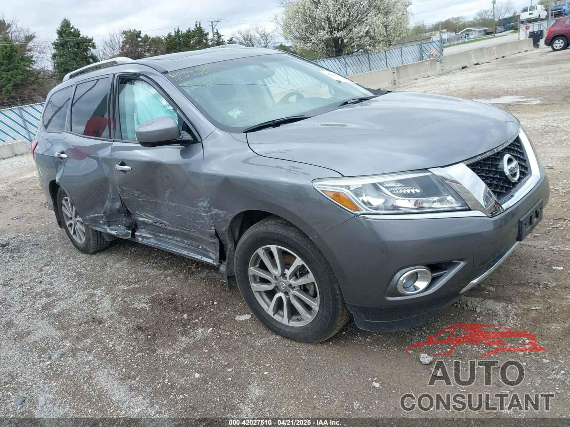 NISSAN PATHFINDER 2015 - 5N1AR2MN5FC721137