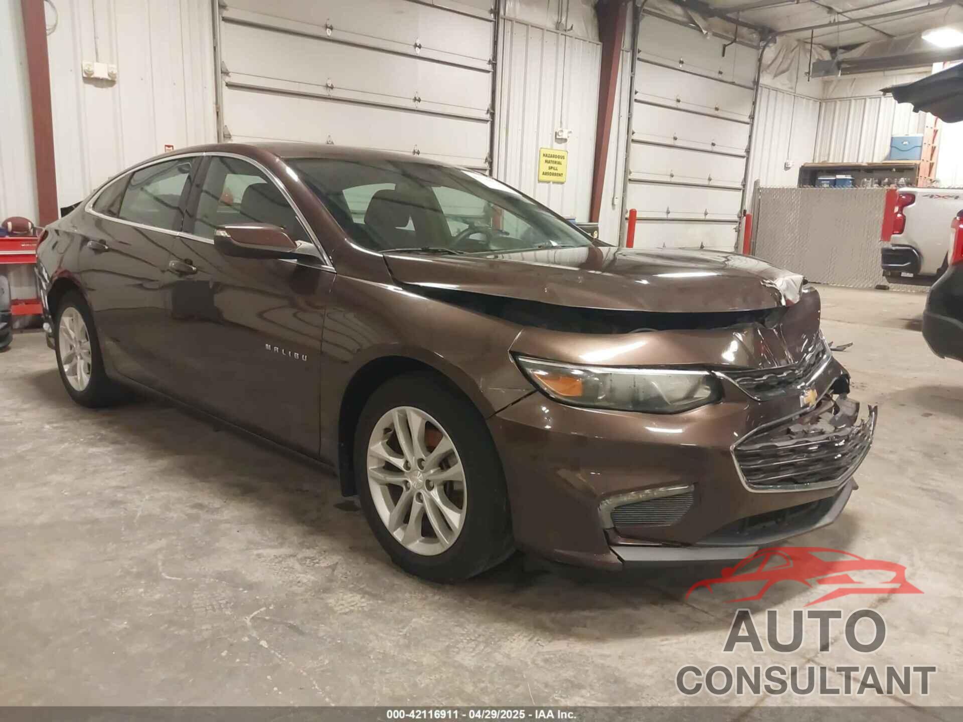 CHEVROLET MALIBU 2016 - 1G1ZE5ST2GF224979