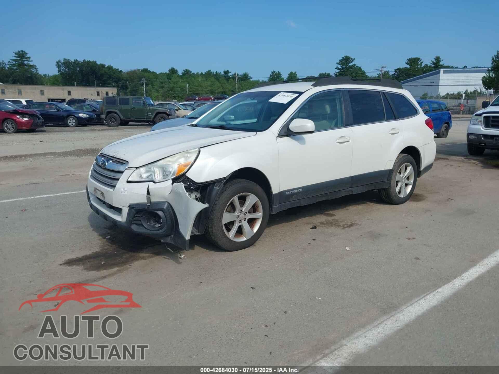 SUBARU OUTBACK 2014 - 4S4BRBCC4E1292359