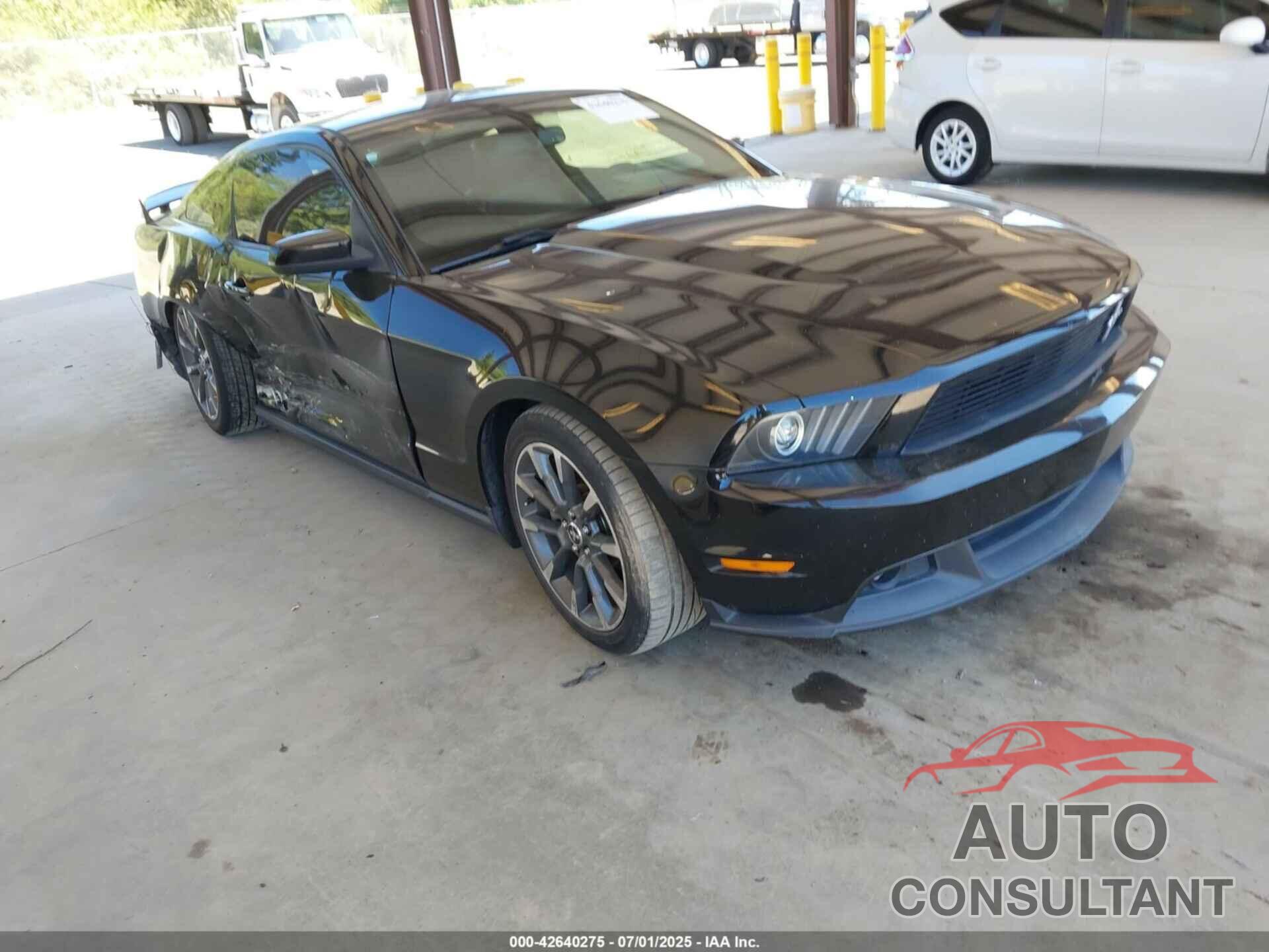 FORD MUSTANG 2012 - 1ZVBP8CF1C5280163