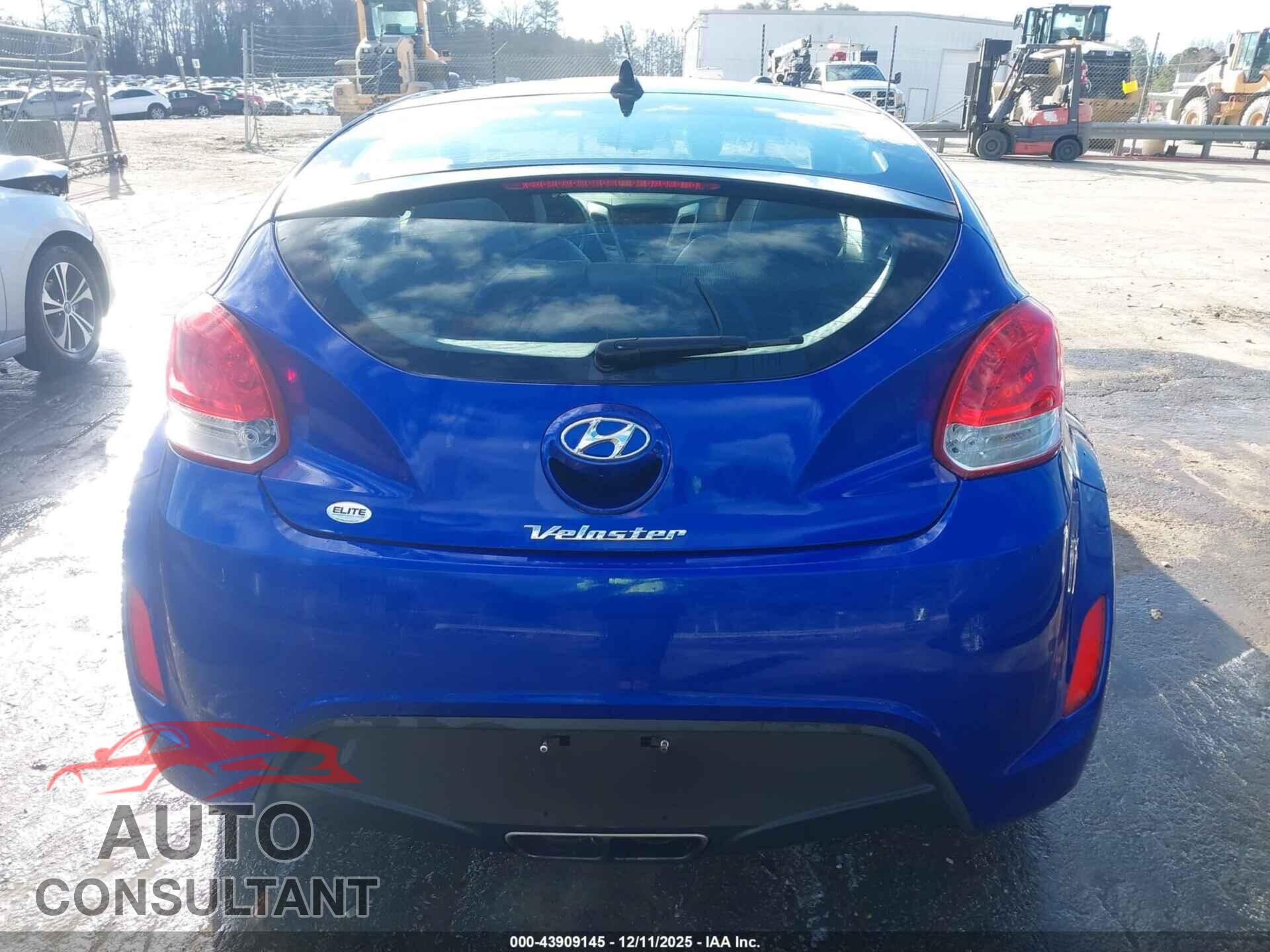 HYUNDAI VELOSTER 2012 - KMHTC6AD4CU044844