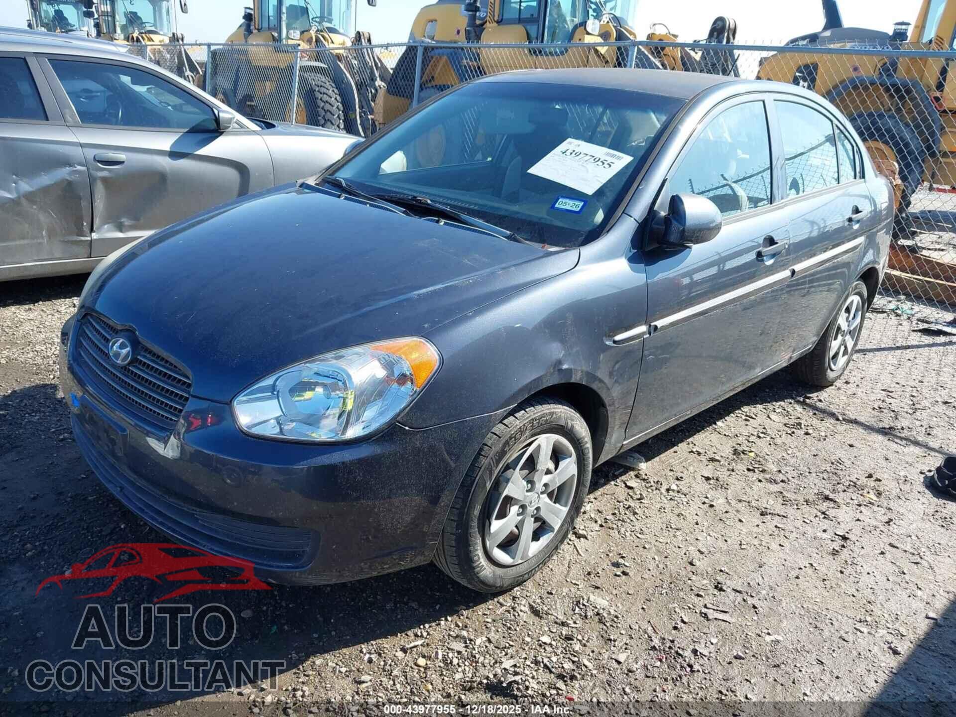 HYUNDAI ACCENT 2009 - KMHCN46C49U348540