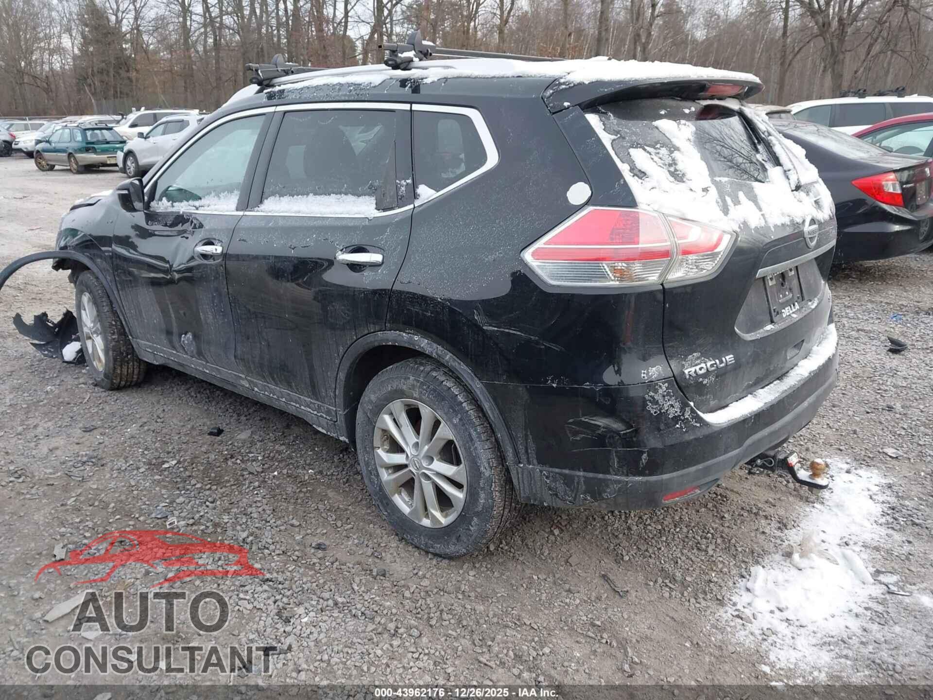 NISSAN ROGUE 2015 - KNMAT2MV7FP529801