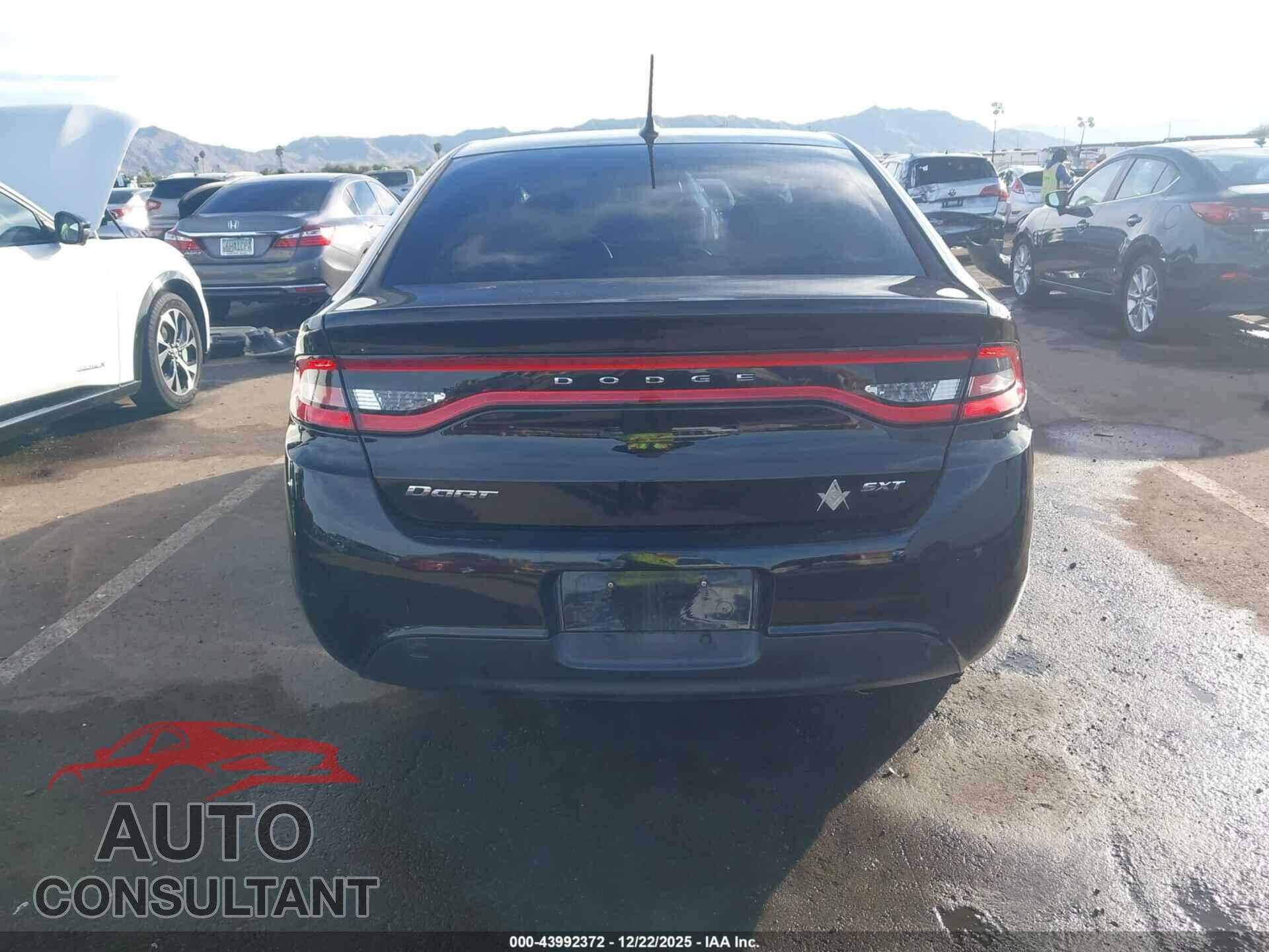 DODGE DART 2015 - 1C3CDFBB8FD236792