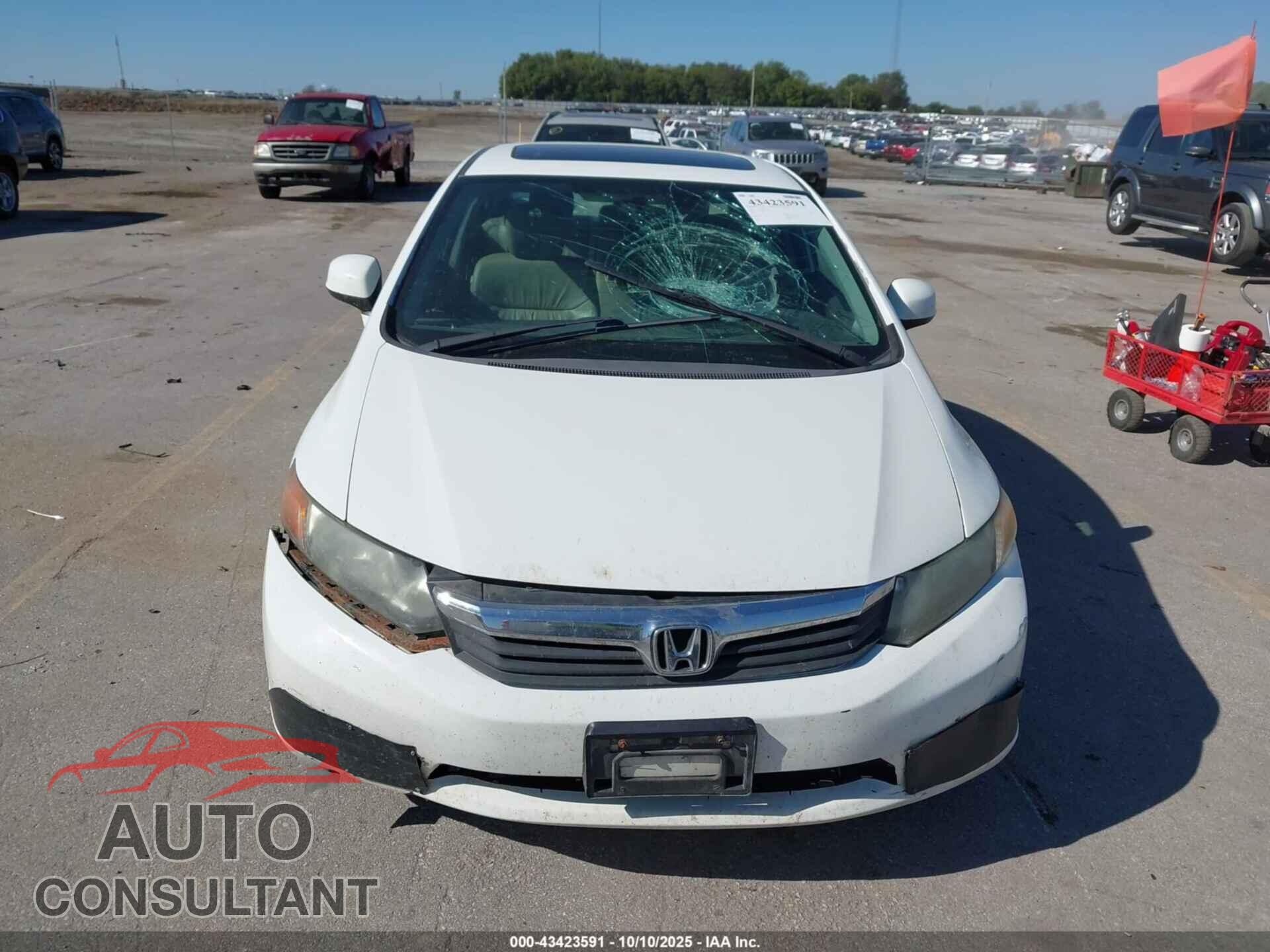 HONDA CIVIC 2012 - 19XFB2F99CE036285