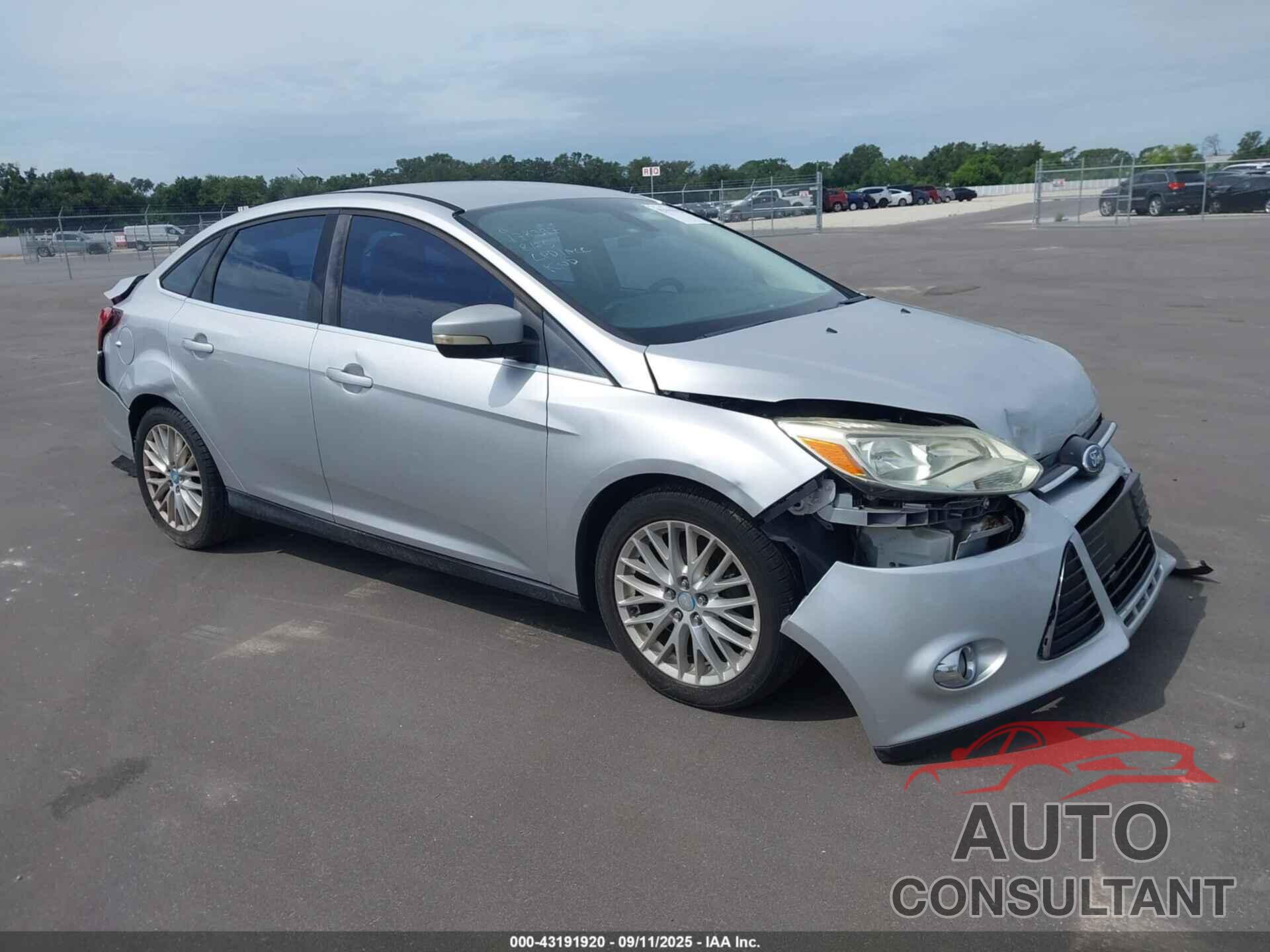 FORD FOCUS 2012 - 1FAHP3H29CL214001