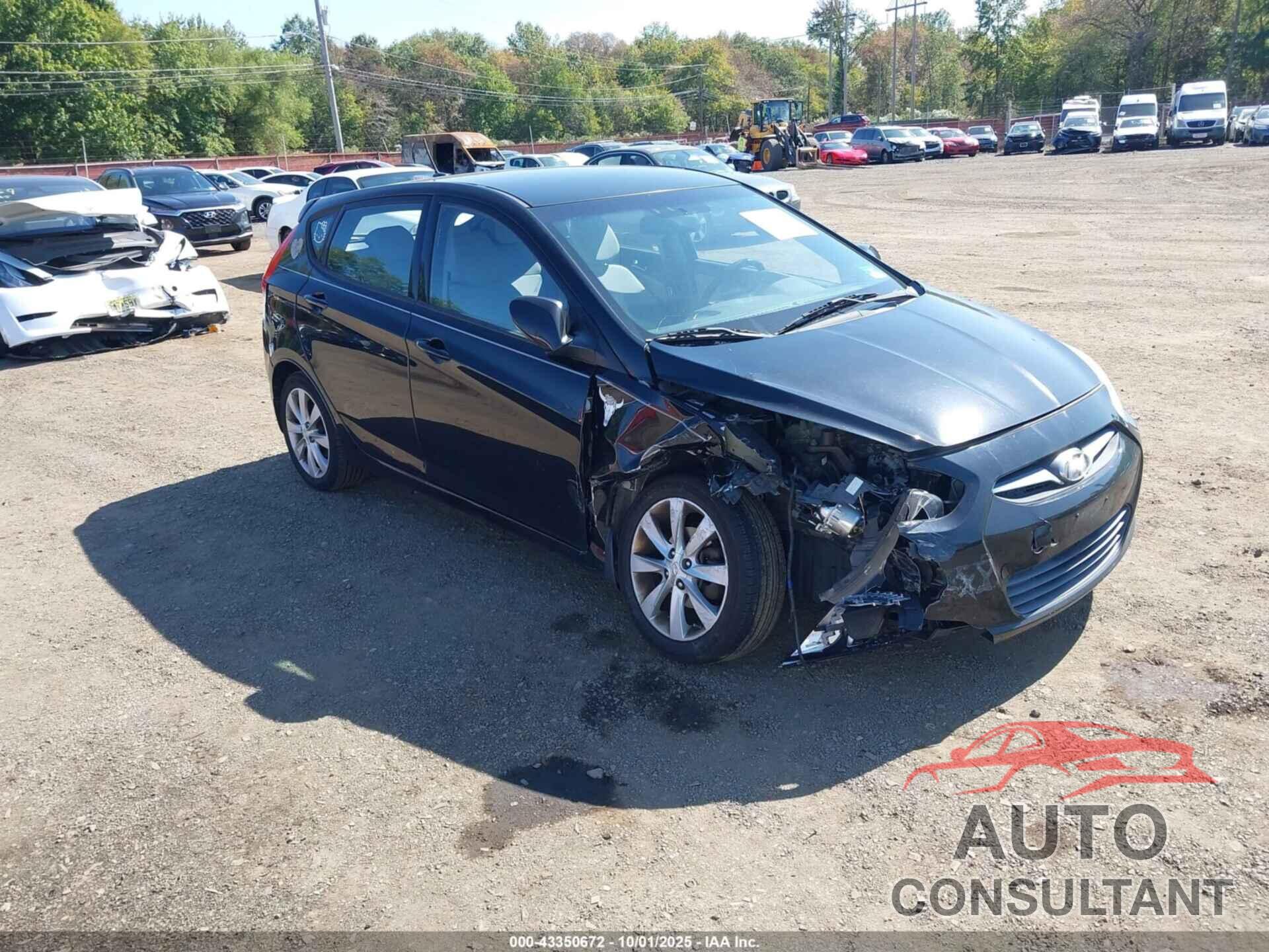 HYUNDAI ACCENT 2014 - KMHCU5AE7EU142687
