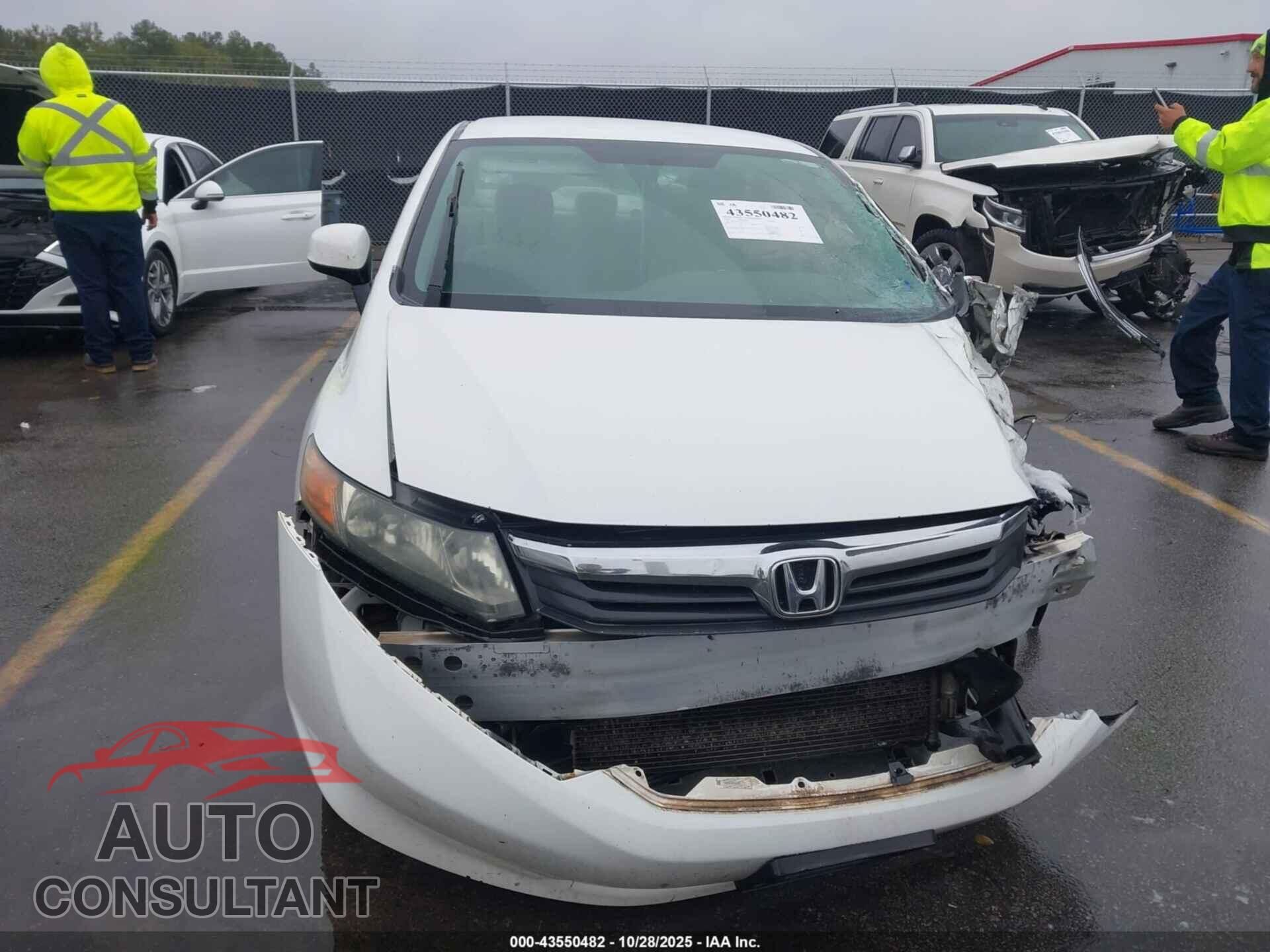 HONDA CIVIC 2012 - 2HGFB2F54CH564237