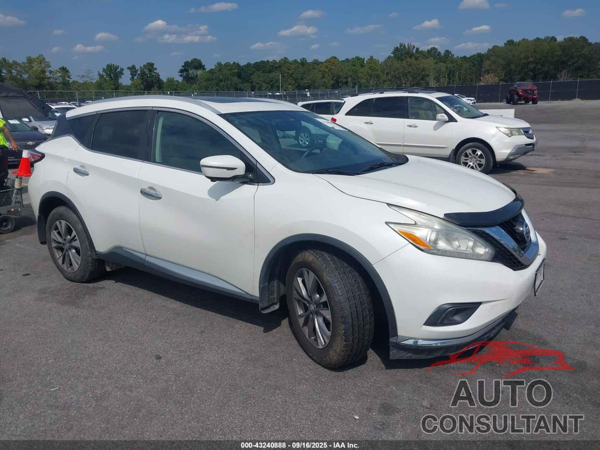 NISSAN MURANO 2016 - 5N1AZ2MH2GN109297