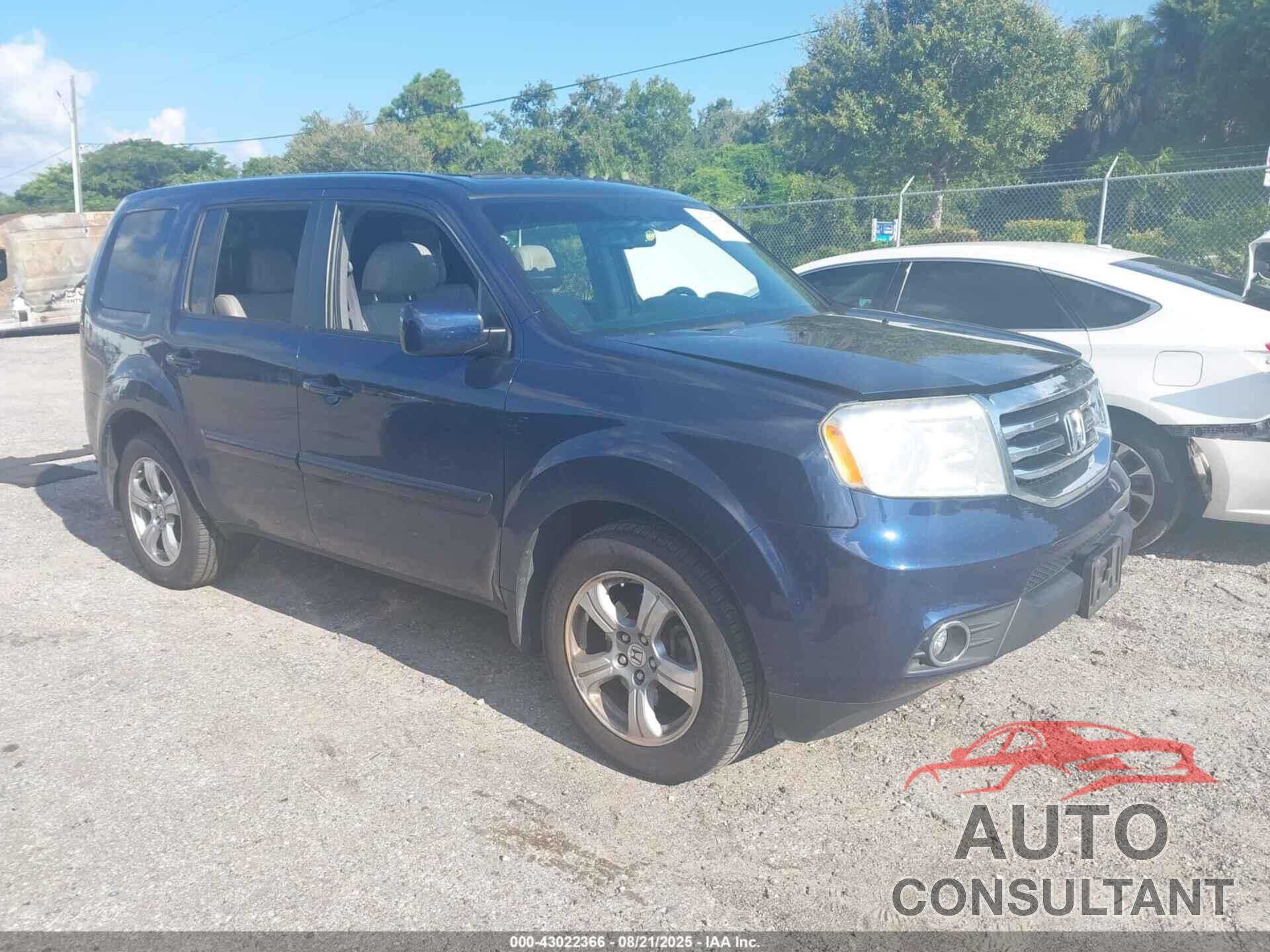 HONDA PILOT 2014 - 5FNYF4H7XEB056224