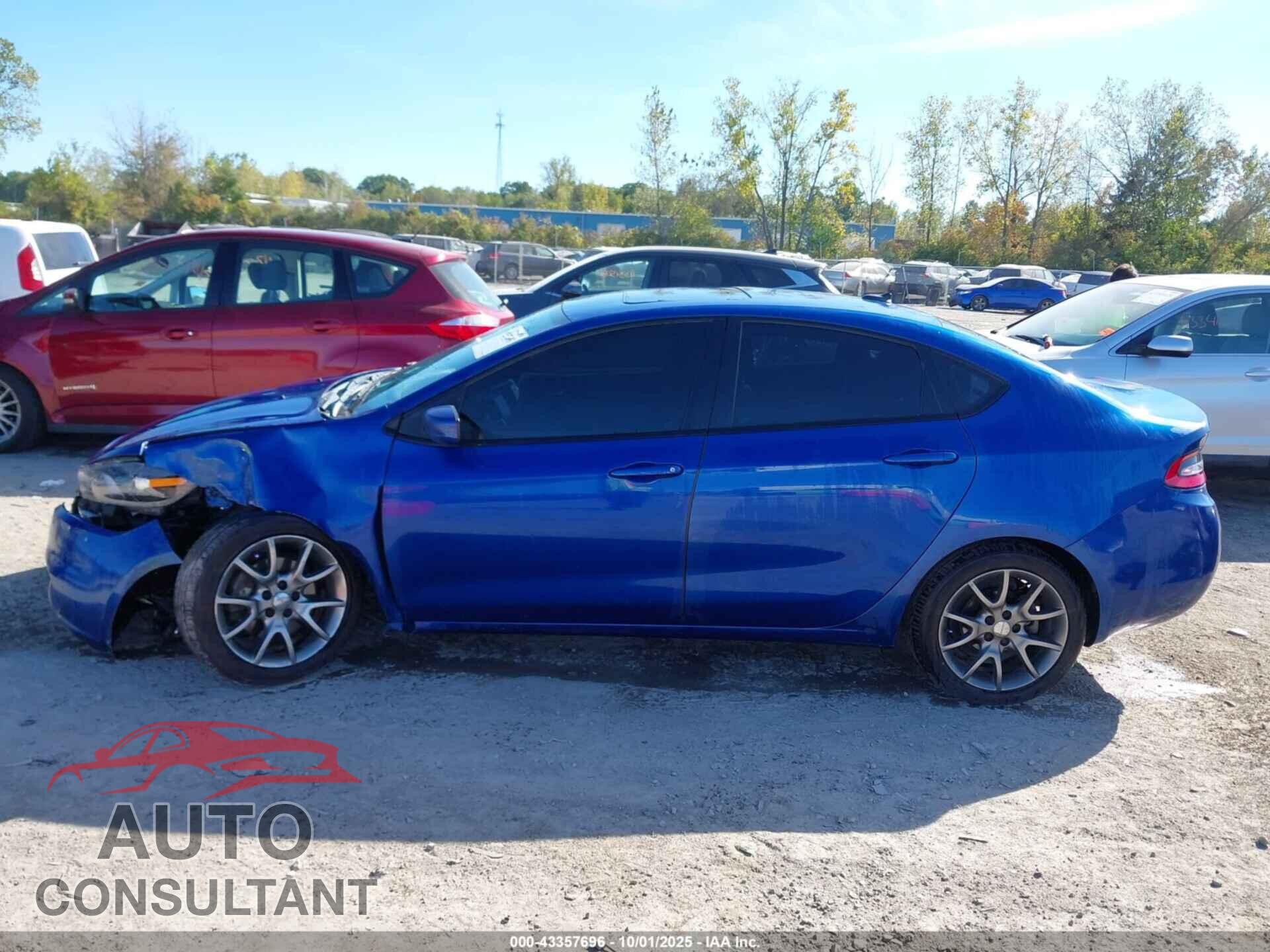 DODGE DART 2014 - 1C3CDFBB2ED677817