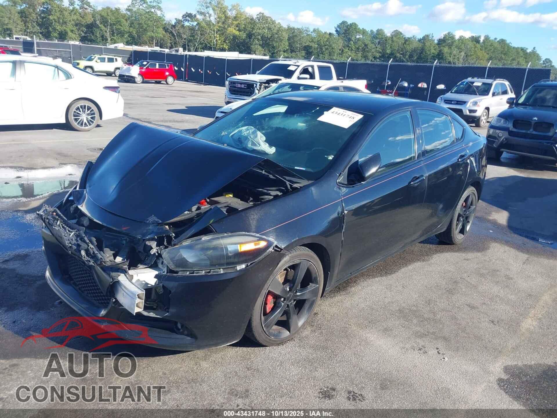DODGE DART 2015 - 1C3CDFBB4FD411040