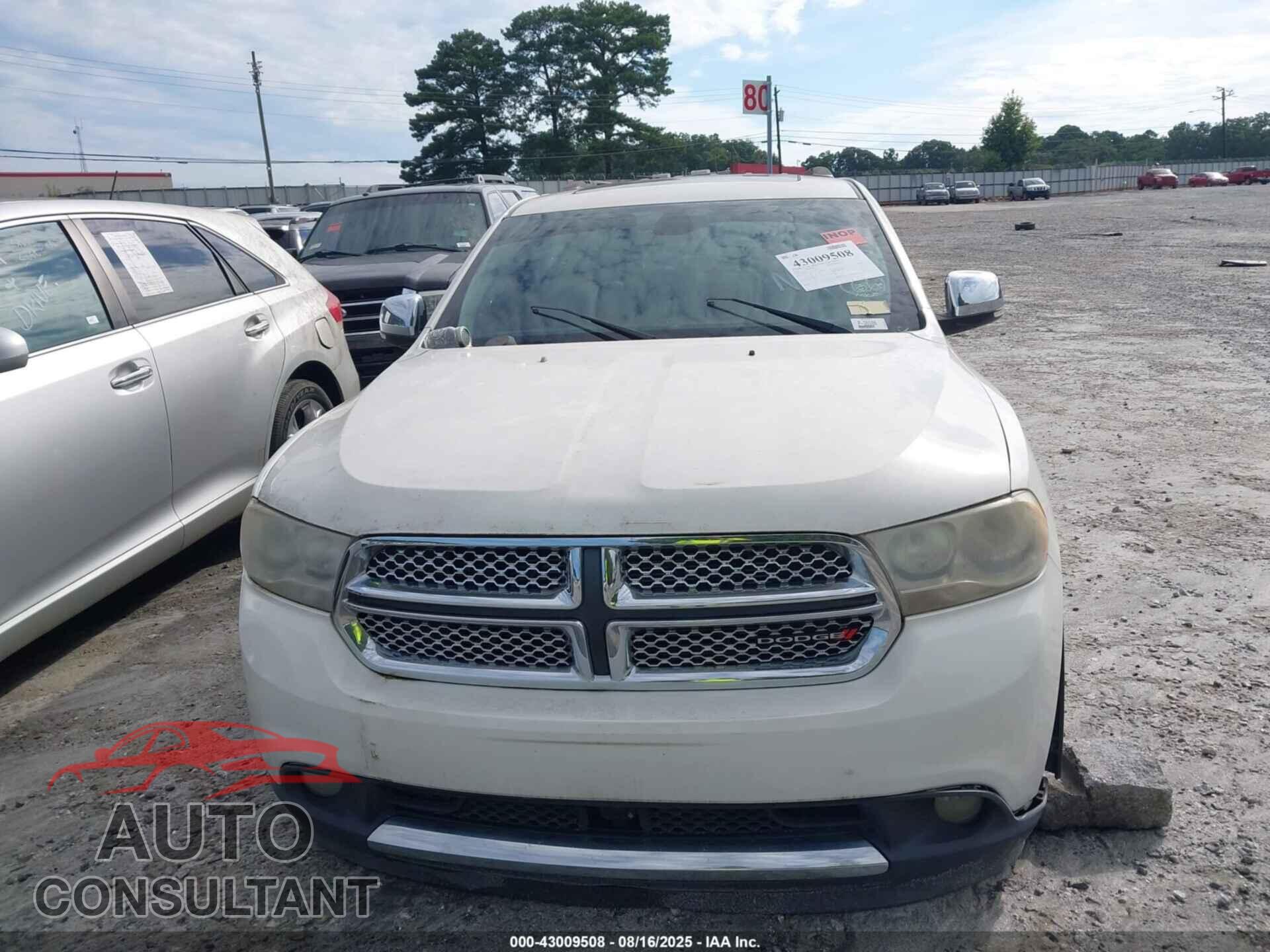 DODGE DURANGO 2012 - 1C4SDHET2CC275550