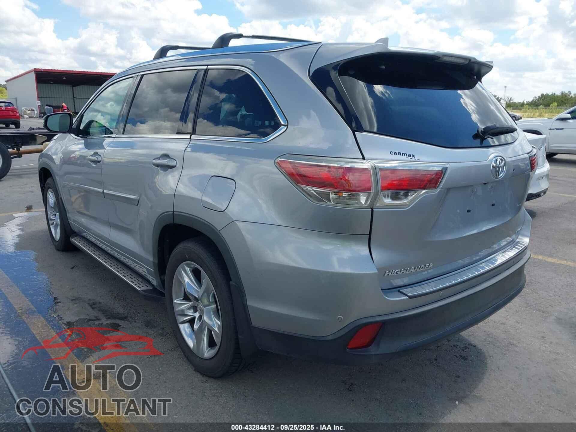 TOYOTA HIGHLANDER 2014 - 5TDYKRFH2ES021306