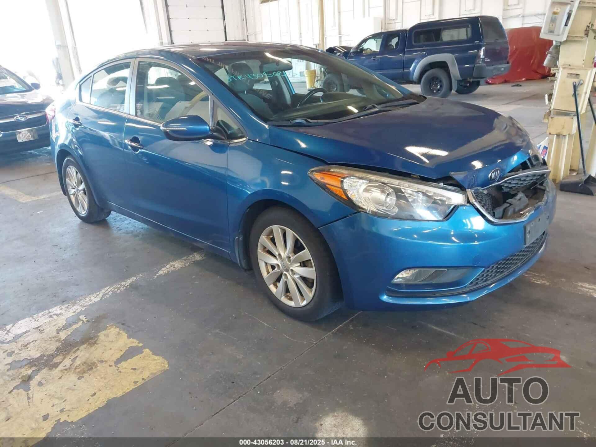 KIA FORTE 2014 - KNAFX4A81E5104103
