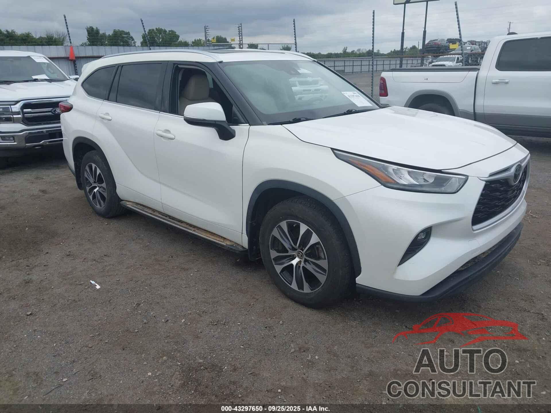 TOYOTA HIGHLANDER 2020 - 5TDGZRAH8LS027364