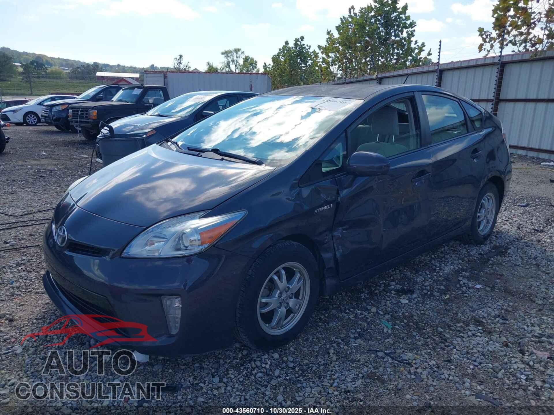 TOYOTA PRIUS 2012 - JTDKN3DU6C5374516