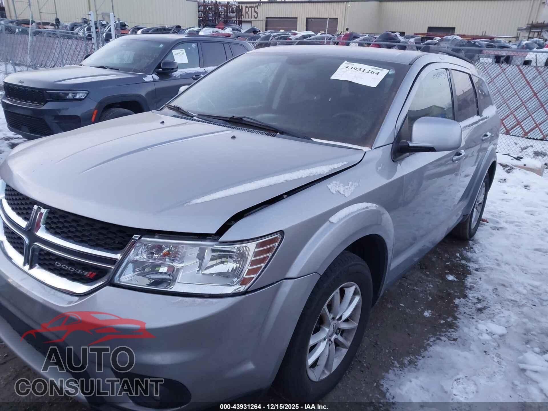DODGE JOURNEY 2015 - 3C4PDCBB6FT709014