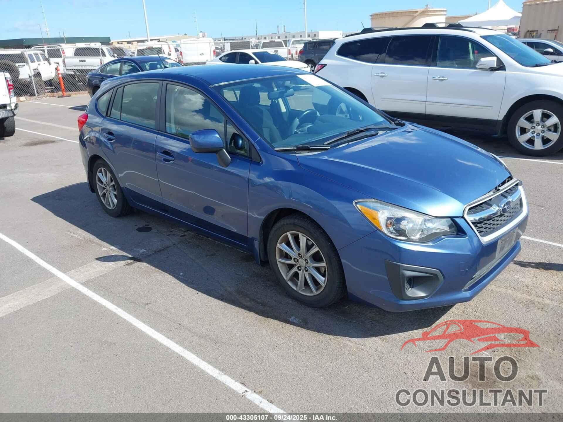 SUBARU IMPREZA 2013 - JF1GPAB66DH813681