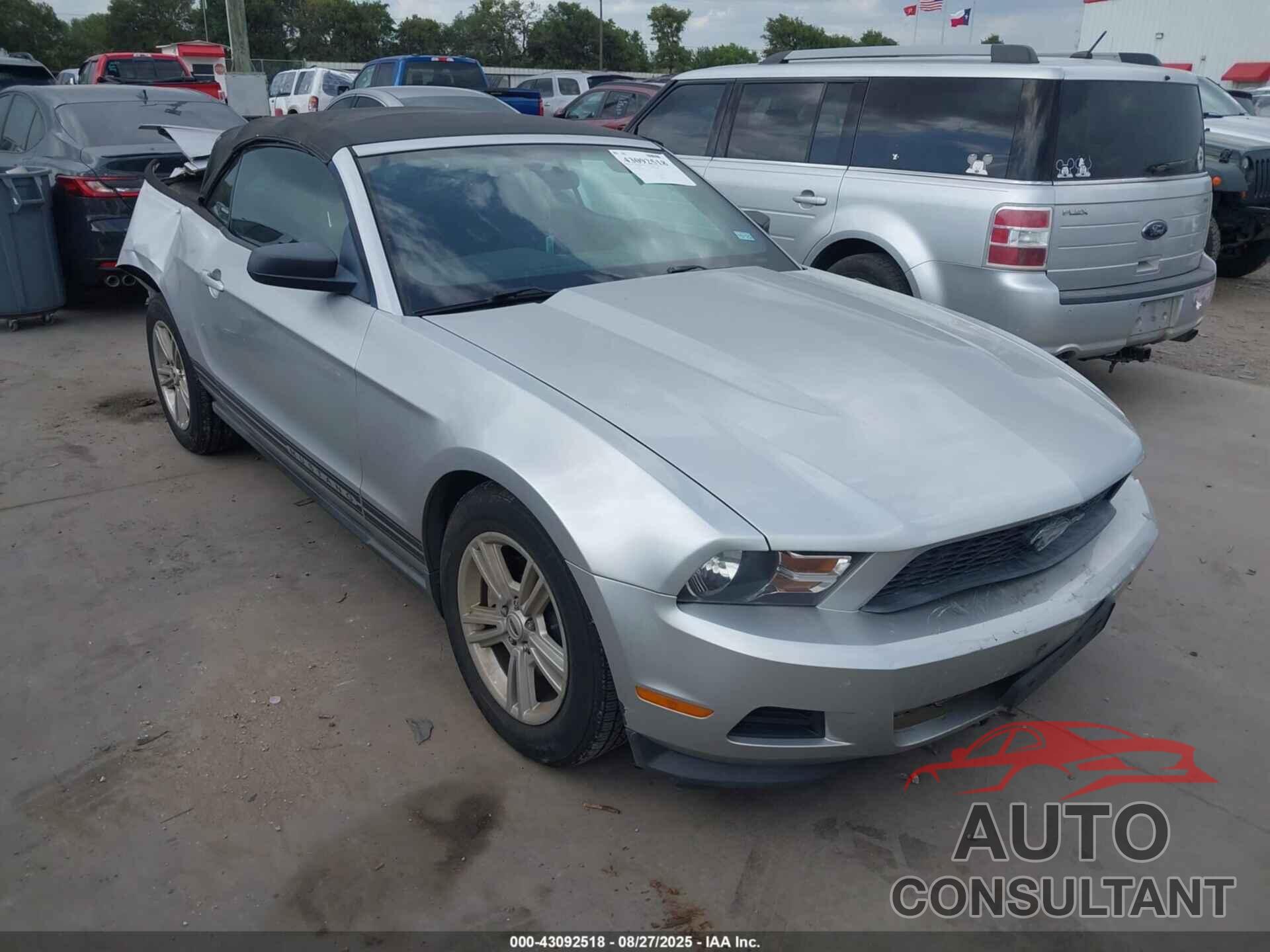 FORD MUSTANG 2012 - 1ZVBP8EM3C5238797