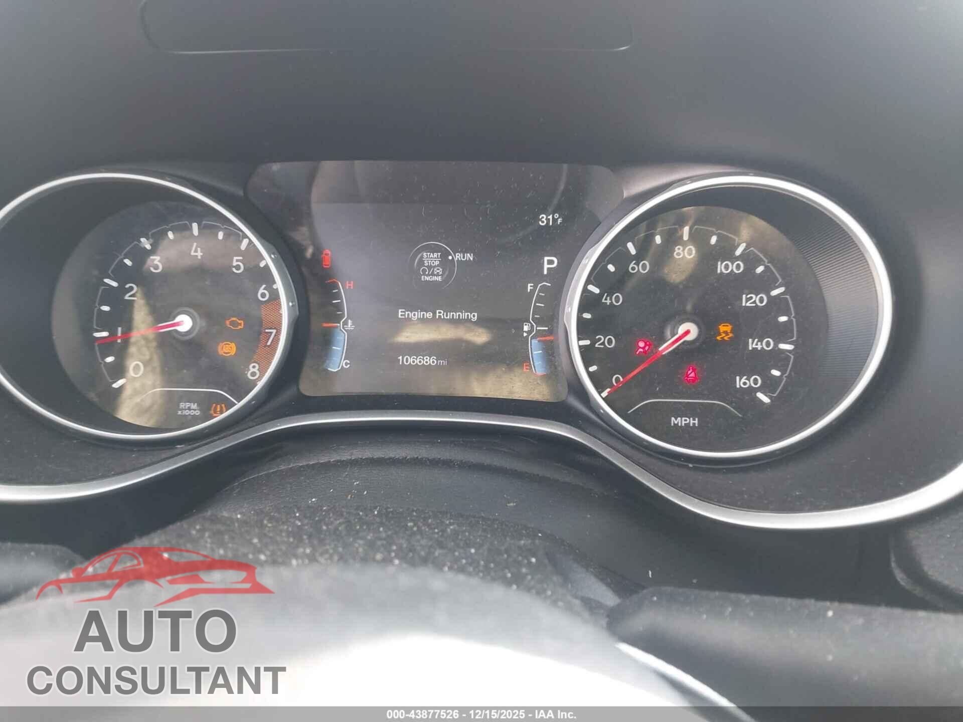 JEEP NEW COMPASS 2017 - 3C4NJDBB4HT692481