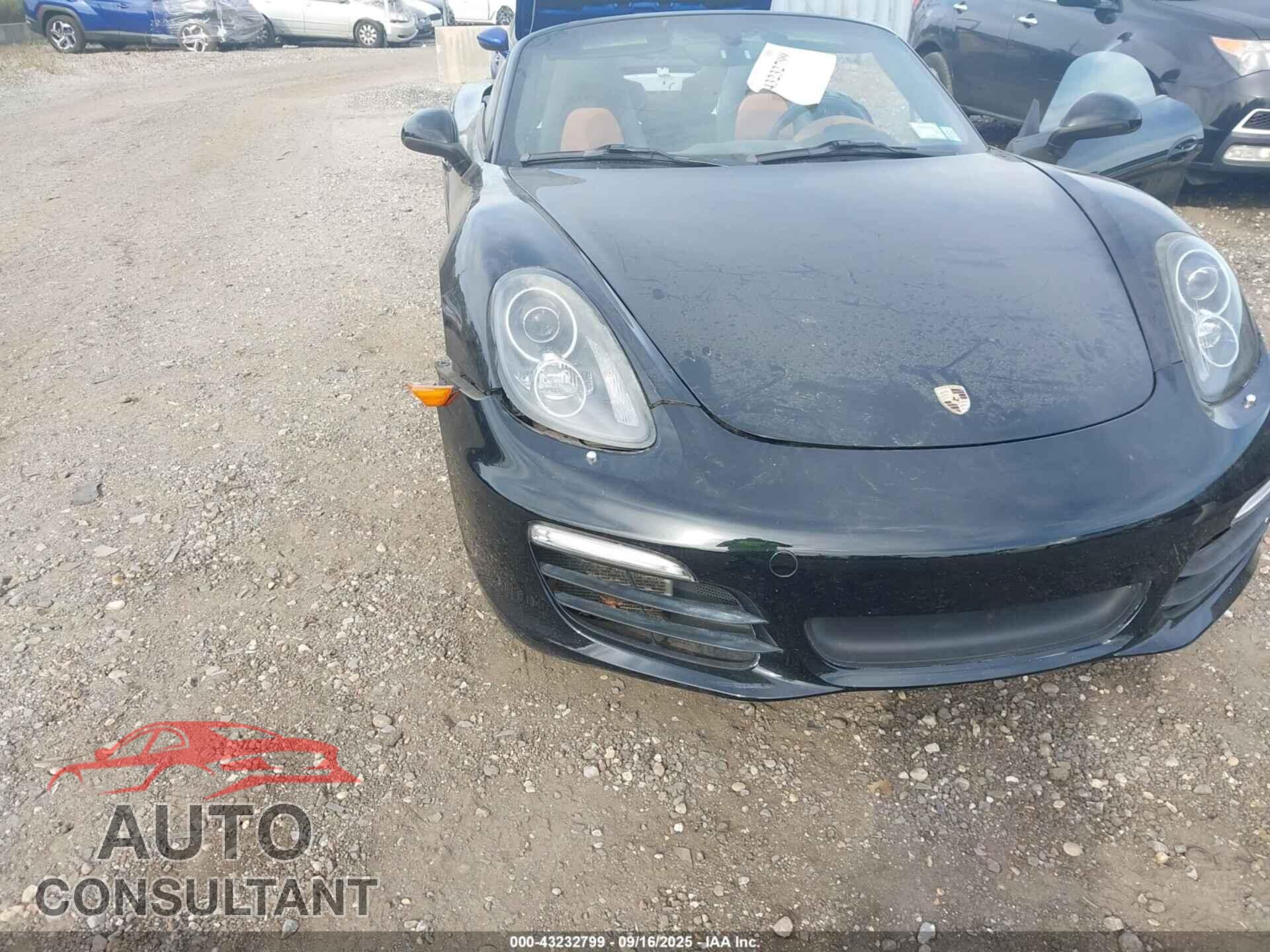 PORSCHE BOXSTER 2013 - WP0CB2A8XDS132541