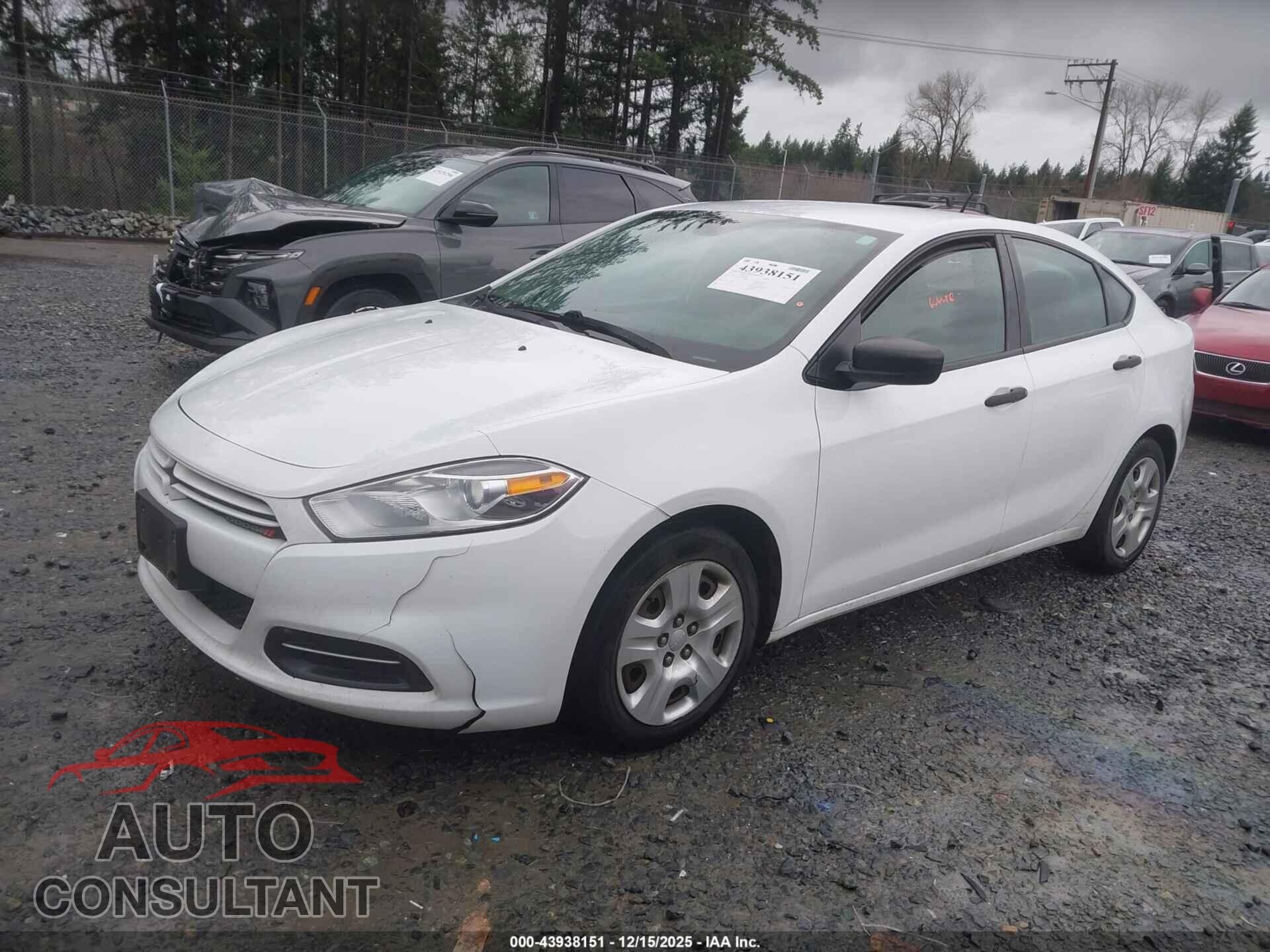 DODGE DART 2013 - 1C3CDFAA1DD320054