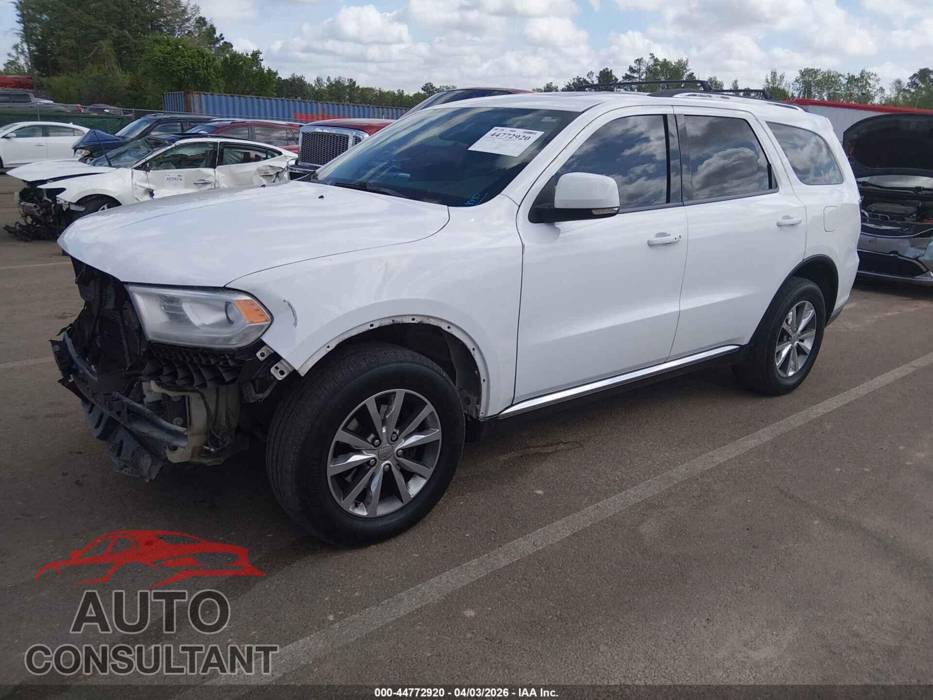 DODGE DURANGO 2015 - 1C4RDJDG2FC111908