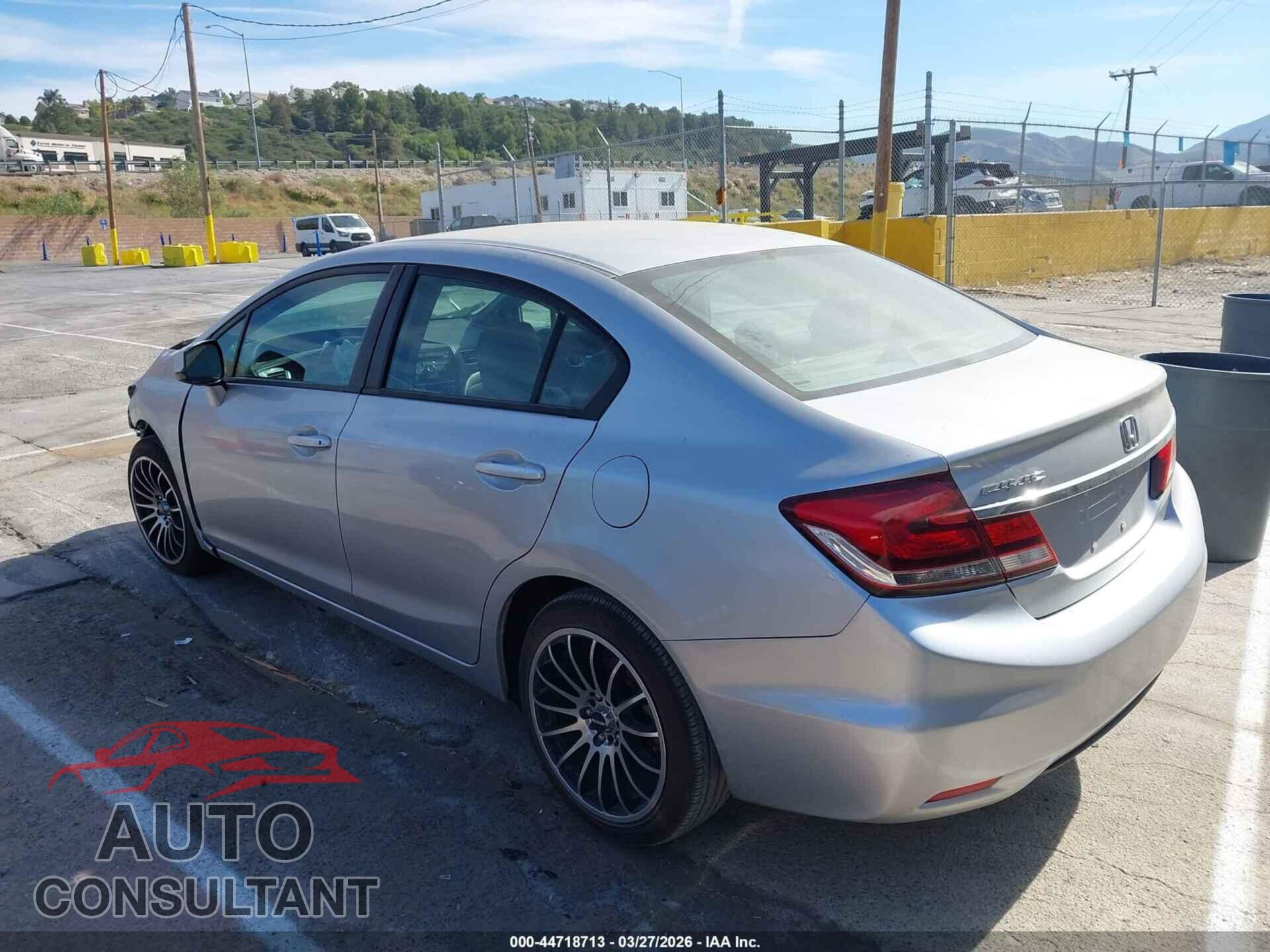 HONDA CIVIC 2013 - 19XFB2F94DE268598