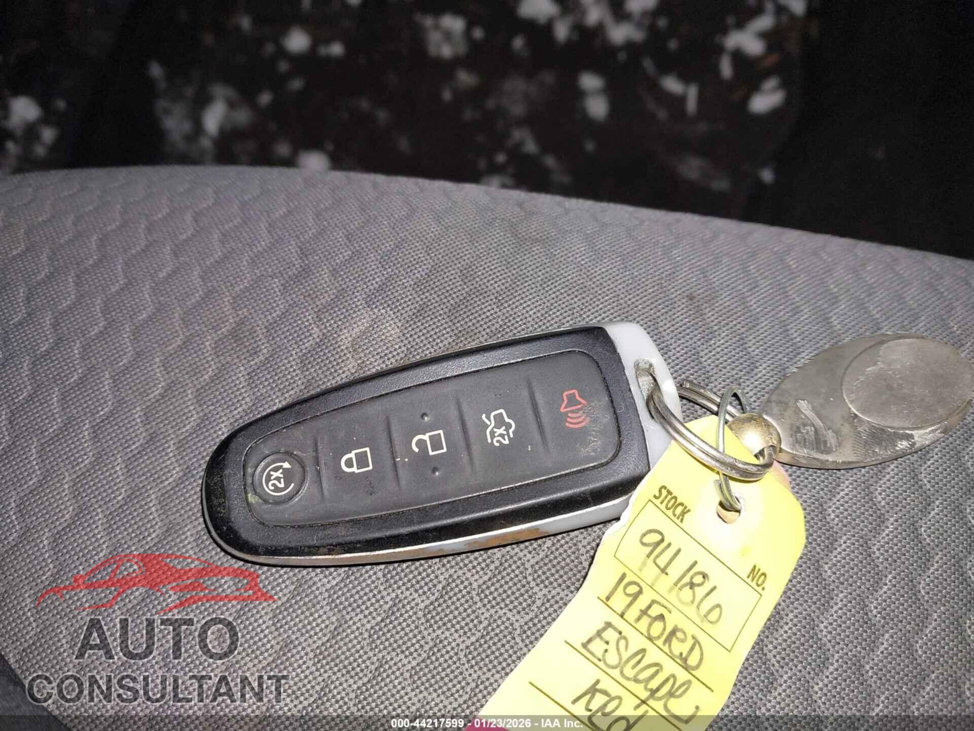 FORD ESCAPE 2019 - 1FMCU9G90KUC08557