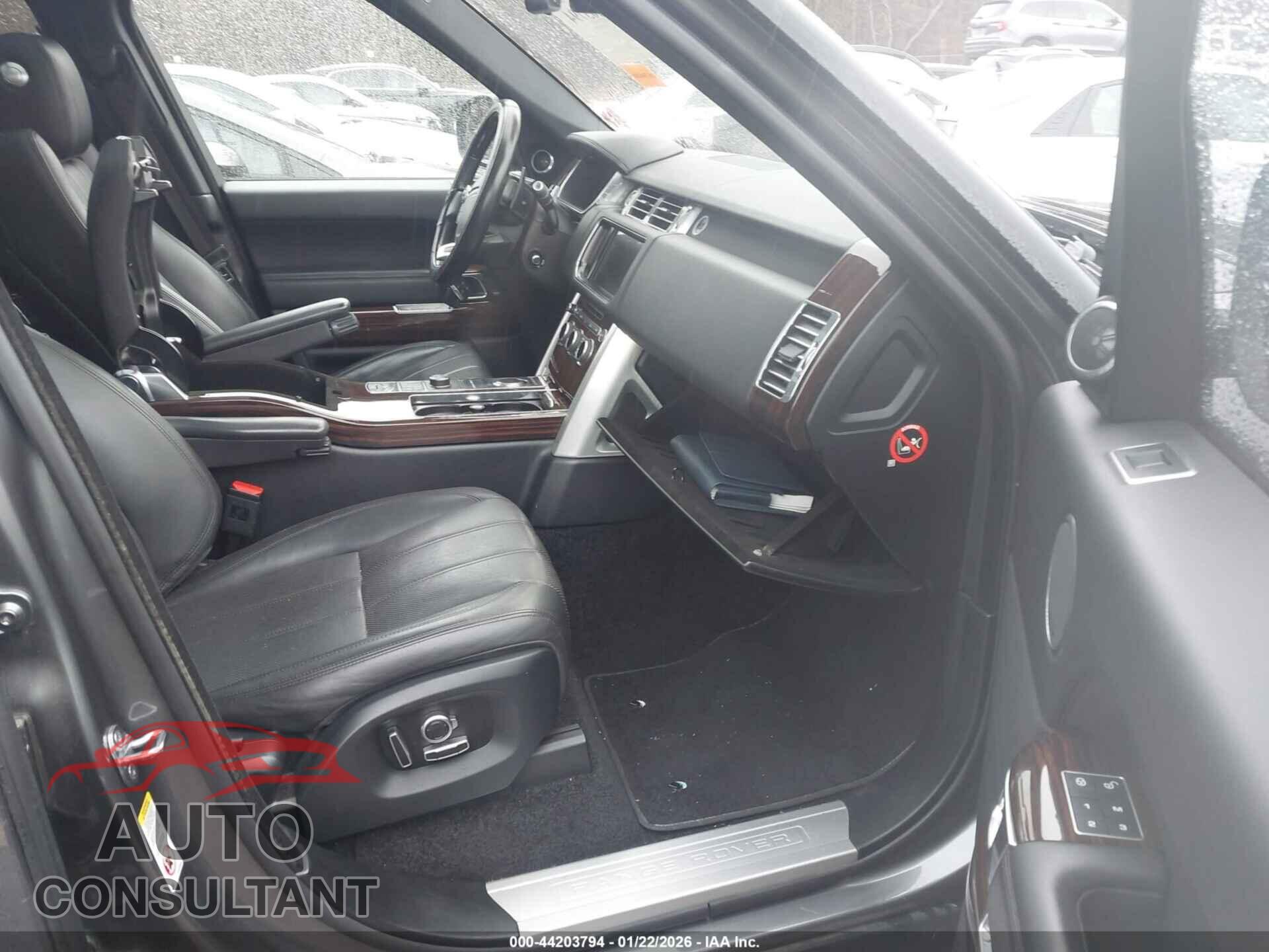 LAND ROVER RANGE ROVER 2016 - SALGS2VF0GA238266