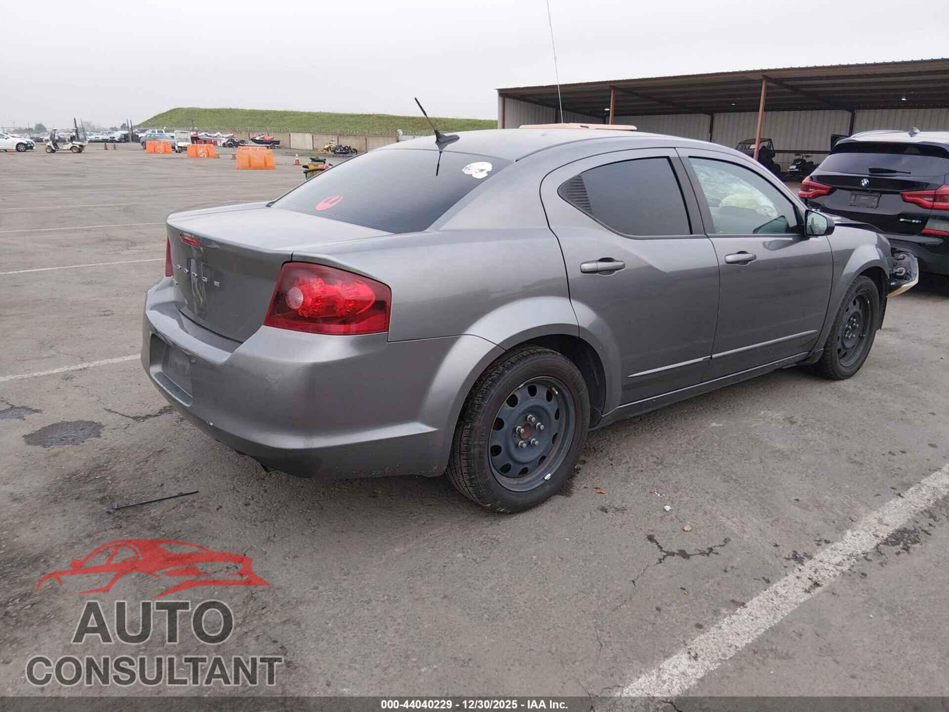 DODGE AVENGER 2012 - 1C3CDZABXCN330357