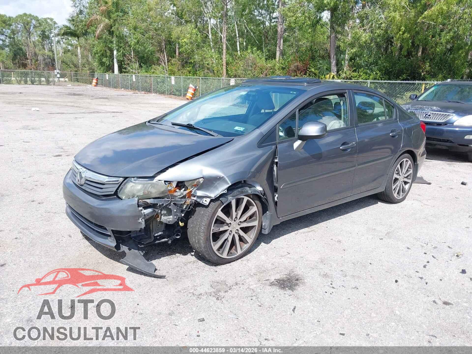 HONDA CIVIC 2012 - 2HGFB2F97CH316597