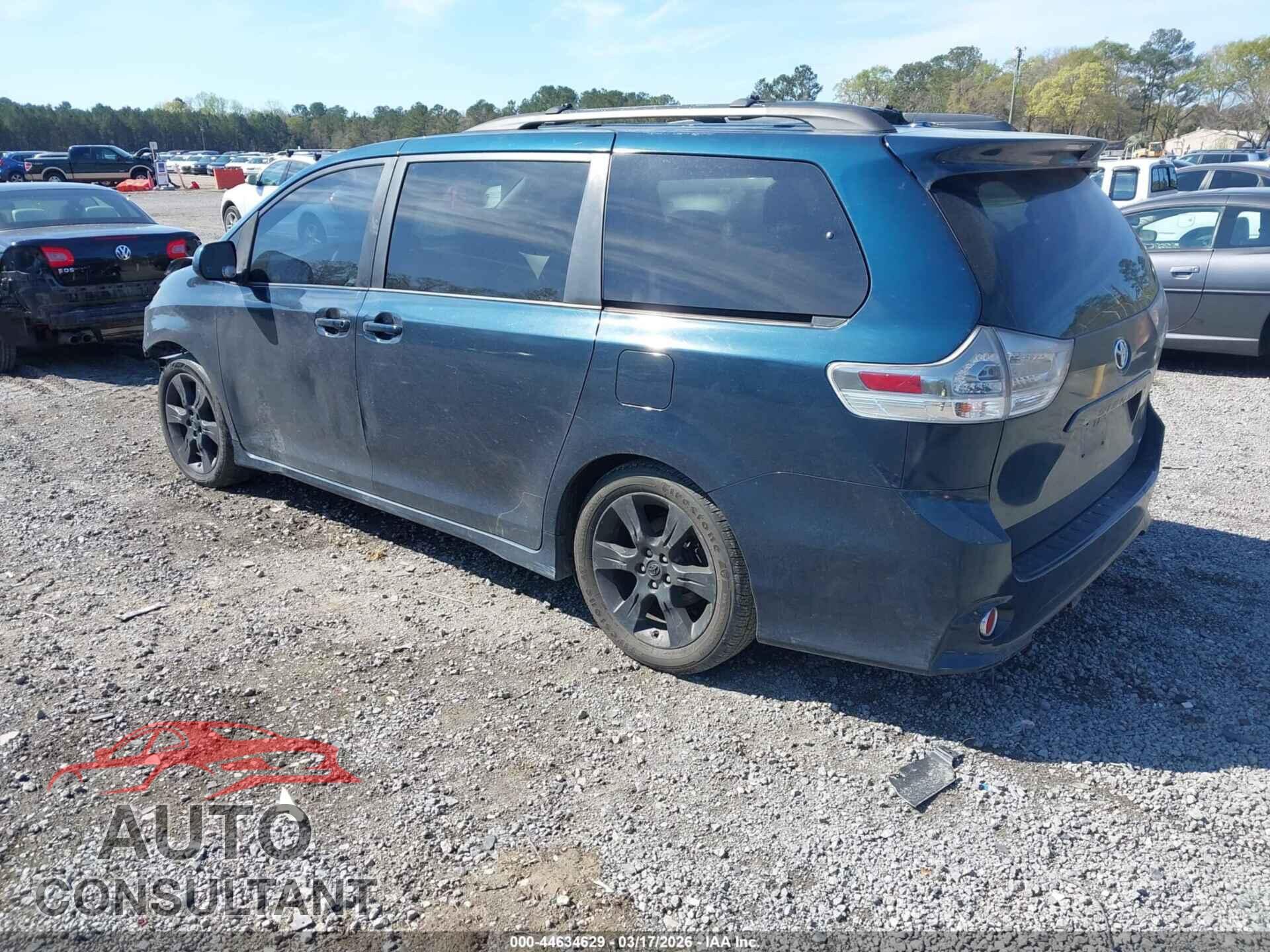 TOYOTA SIENNA 2012 - 5TDXK3DC5CS188773