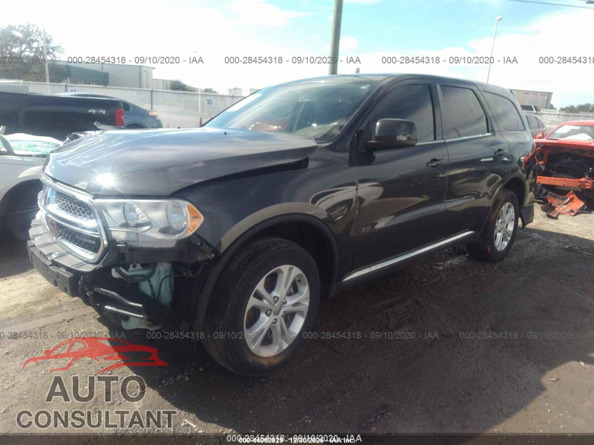 DODGE DURANGO 2011 - 1D4RD2GG8BC741656