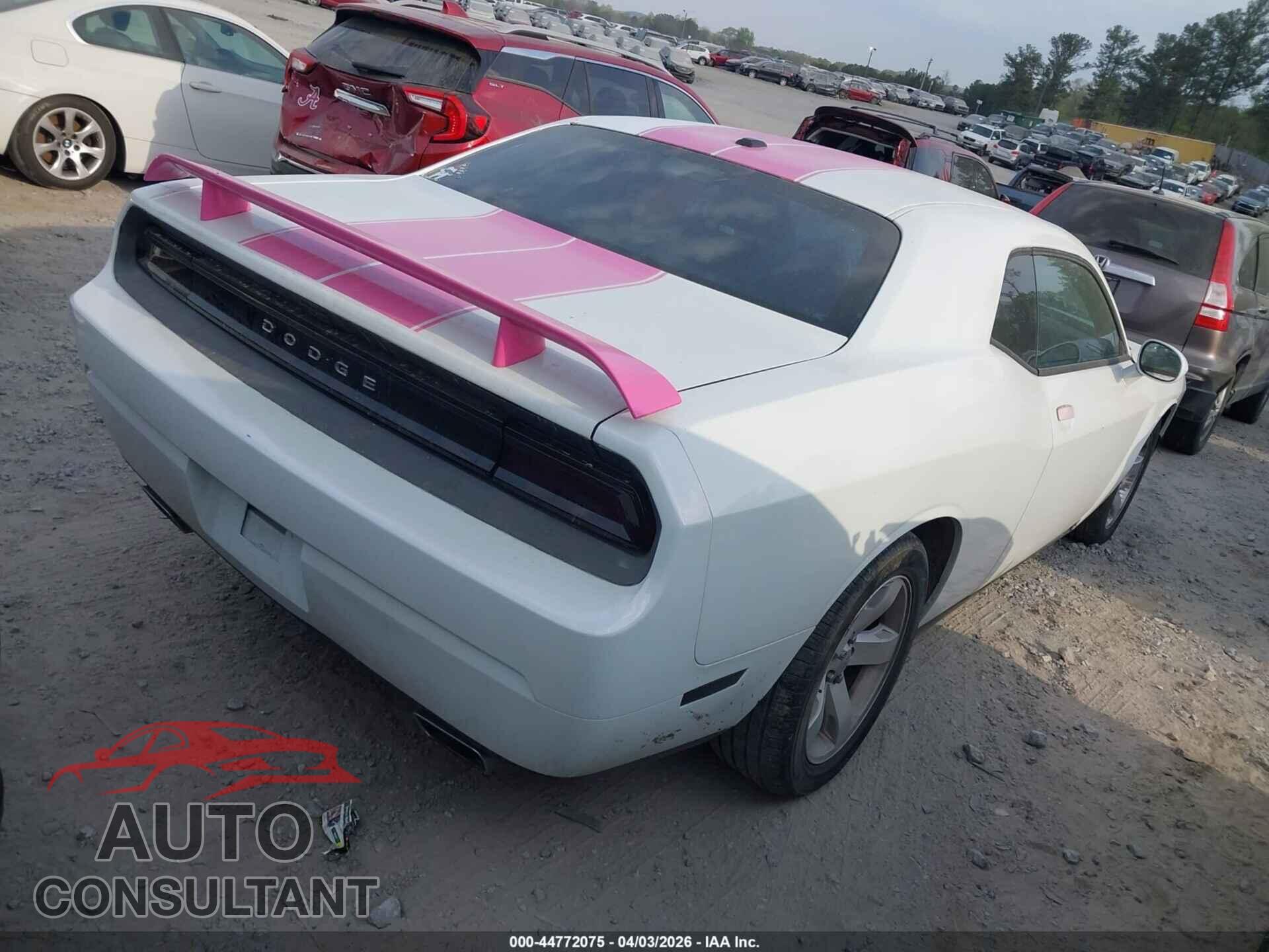 DODGE CHALLENGER 2012 - 2C3CDYAG7CH292486