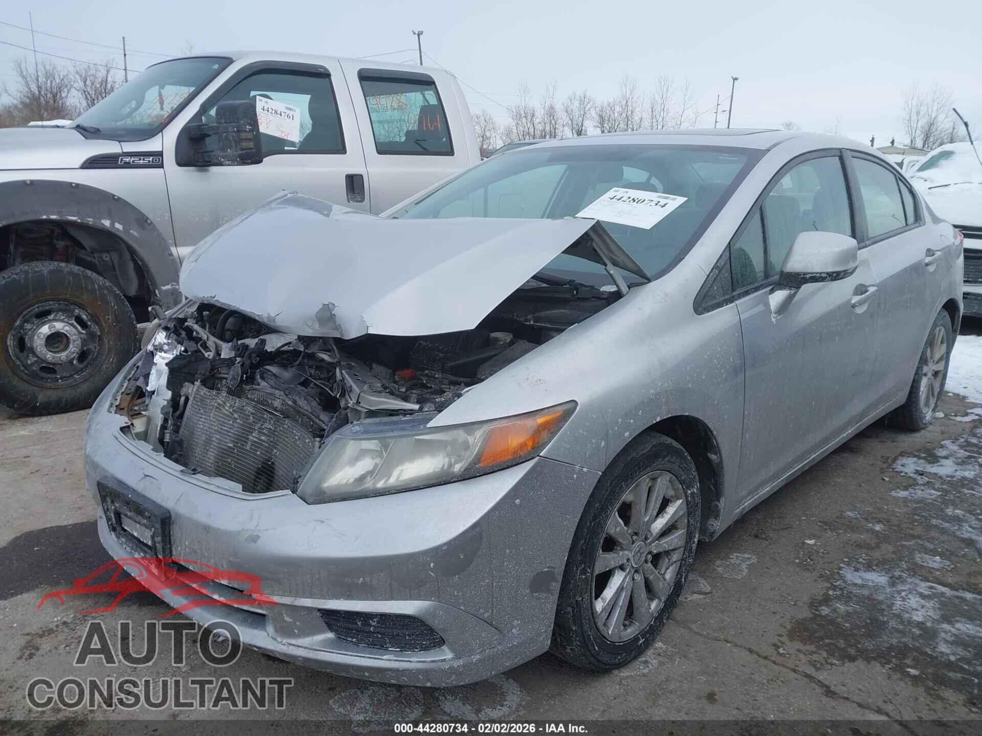 HONDA CIVIC 2012 - 19XFB2F98CE028937