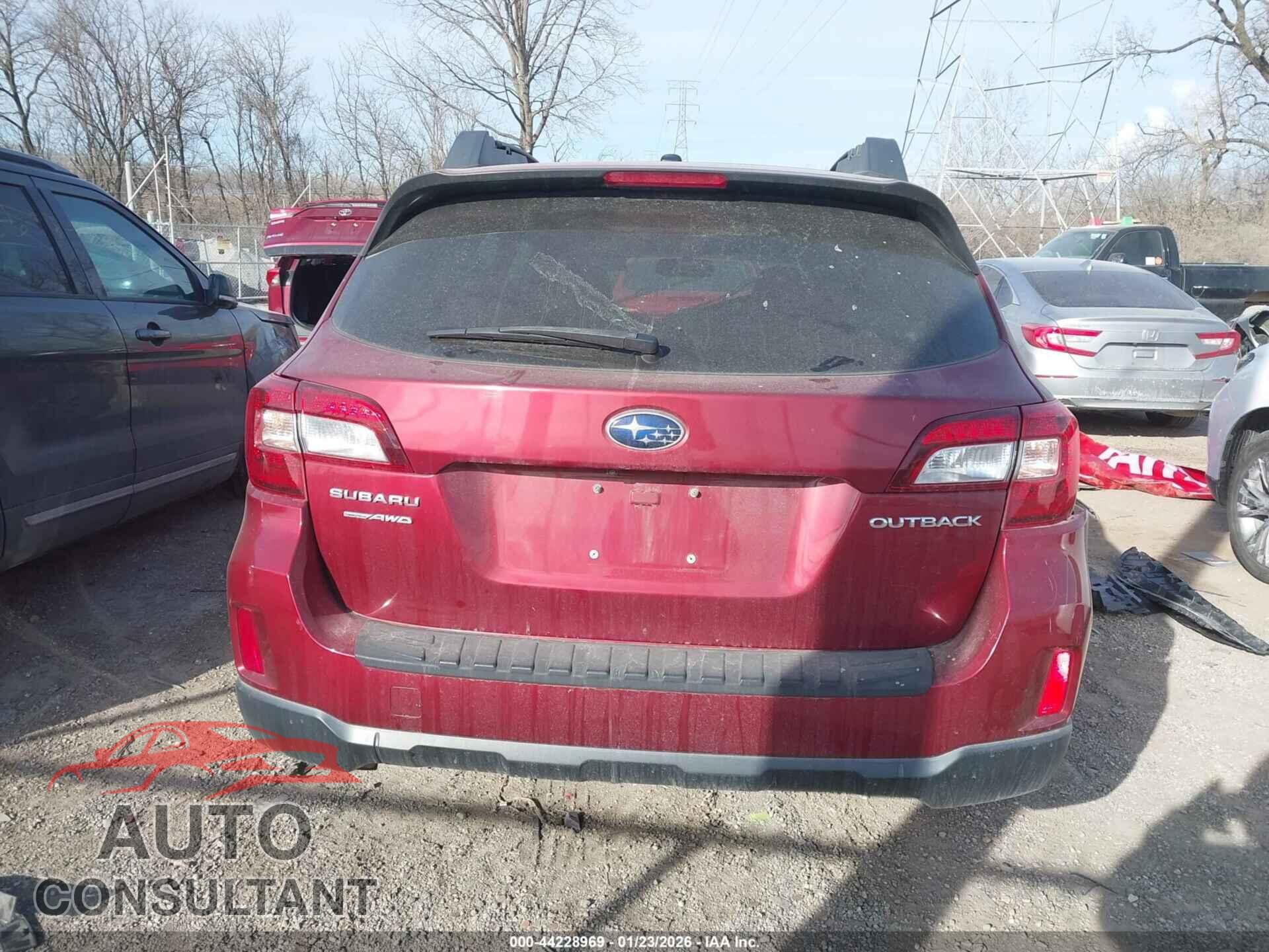 SUBARU OUTBACK 2015 - 4S4BSBLC1F3288022