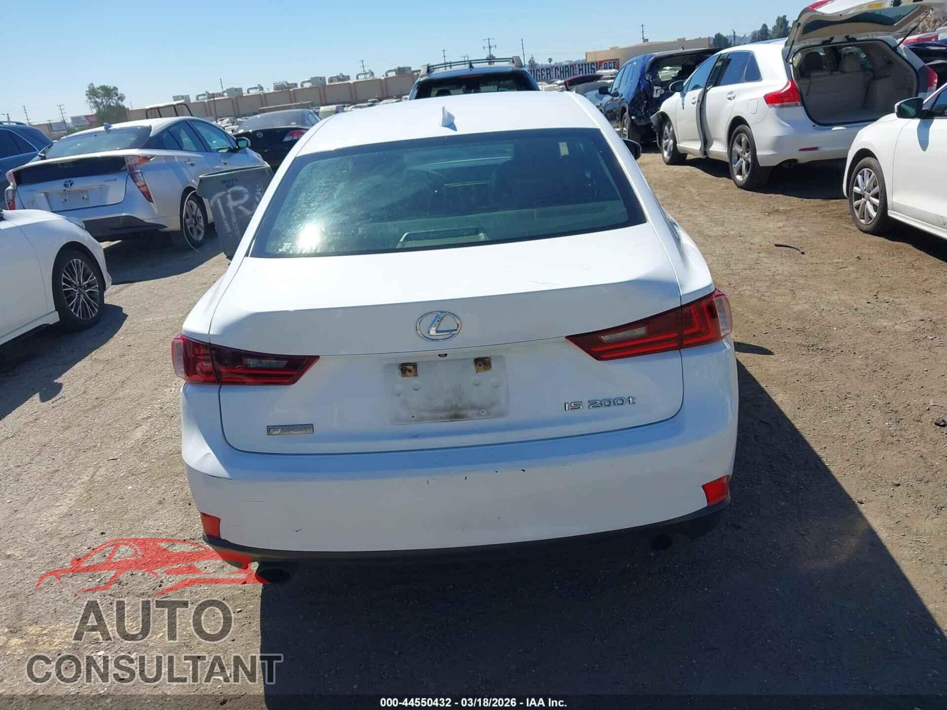 LEXUS IS 200T 2016 - JTHBA1D29G5029063