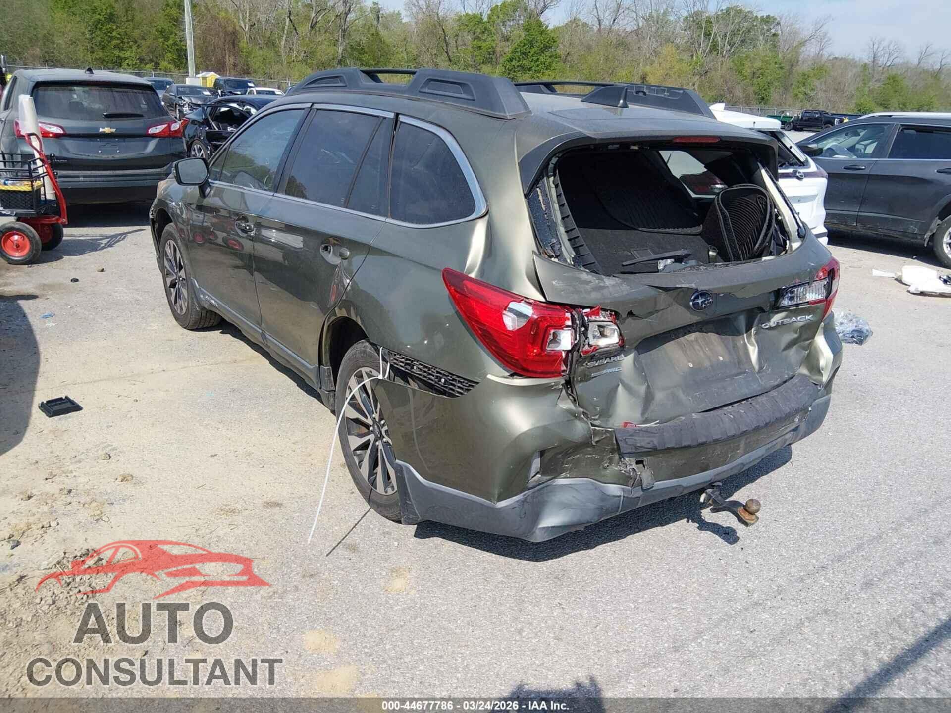 SUBARU OUTBACK 2016 - 4S4BSBLCXG3230136