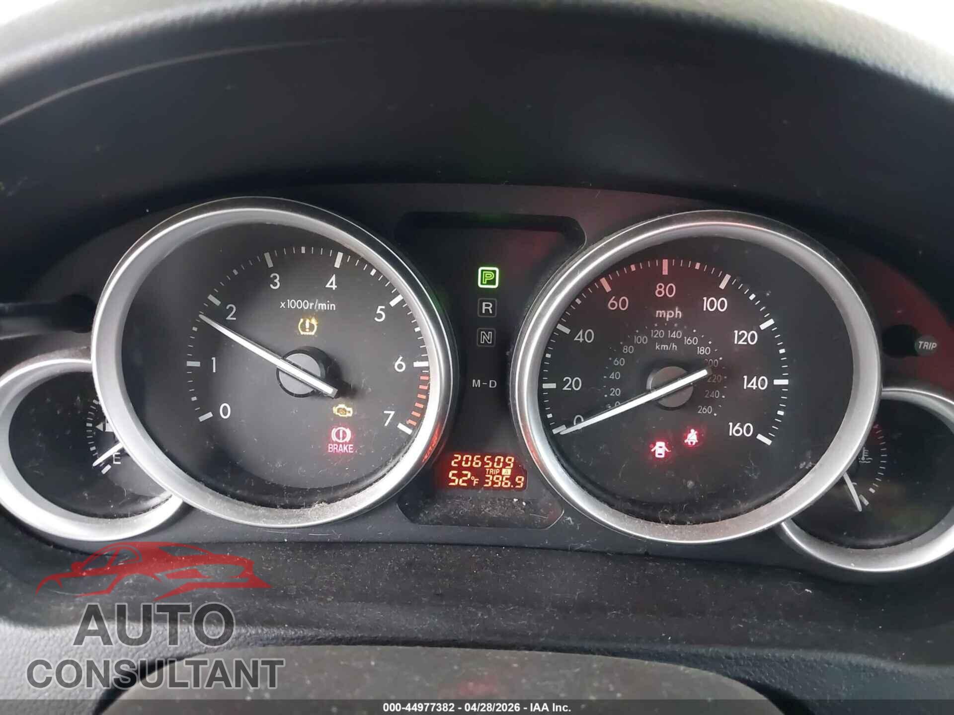 MAZDA MAZDA6 2009 - 1YVHP81A095M17455