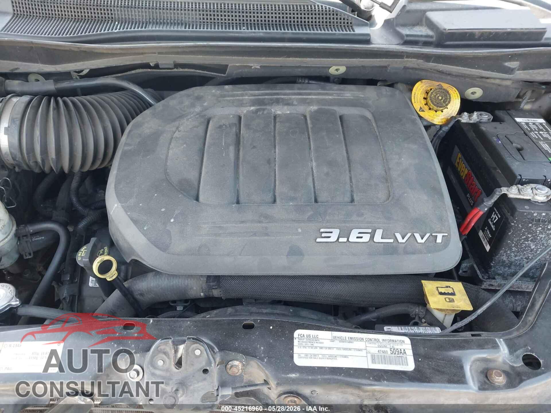 DODGE GRAND CARAVAN 2016 - 2C4RDGBG4GR192425