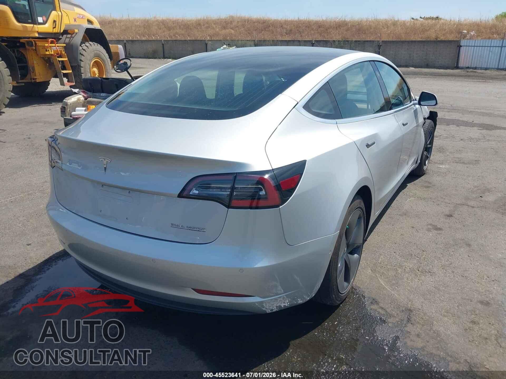 TESLA MODEL 3 2018 - 5YJ3E1EB7JF091236