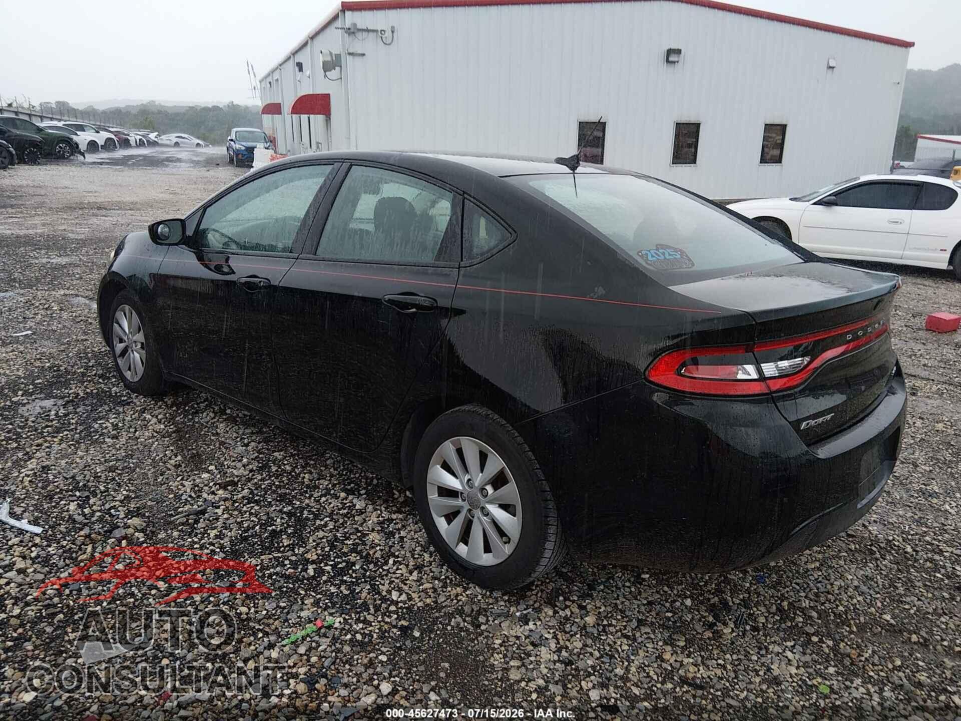DODGE DART 2015 - 1C3CDFBB2FD173866